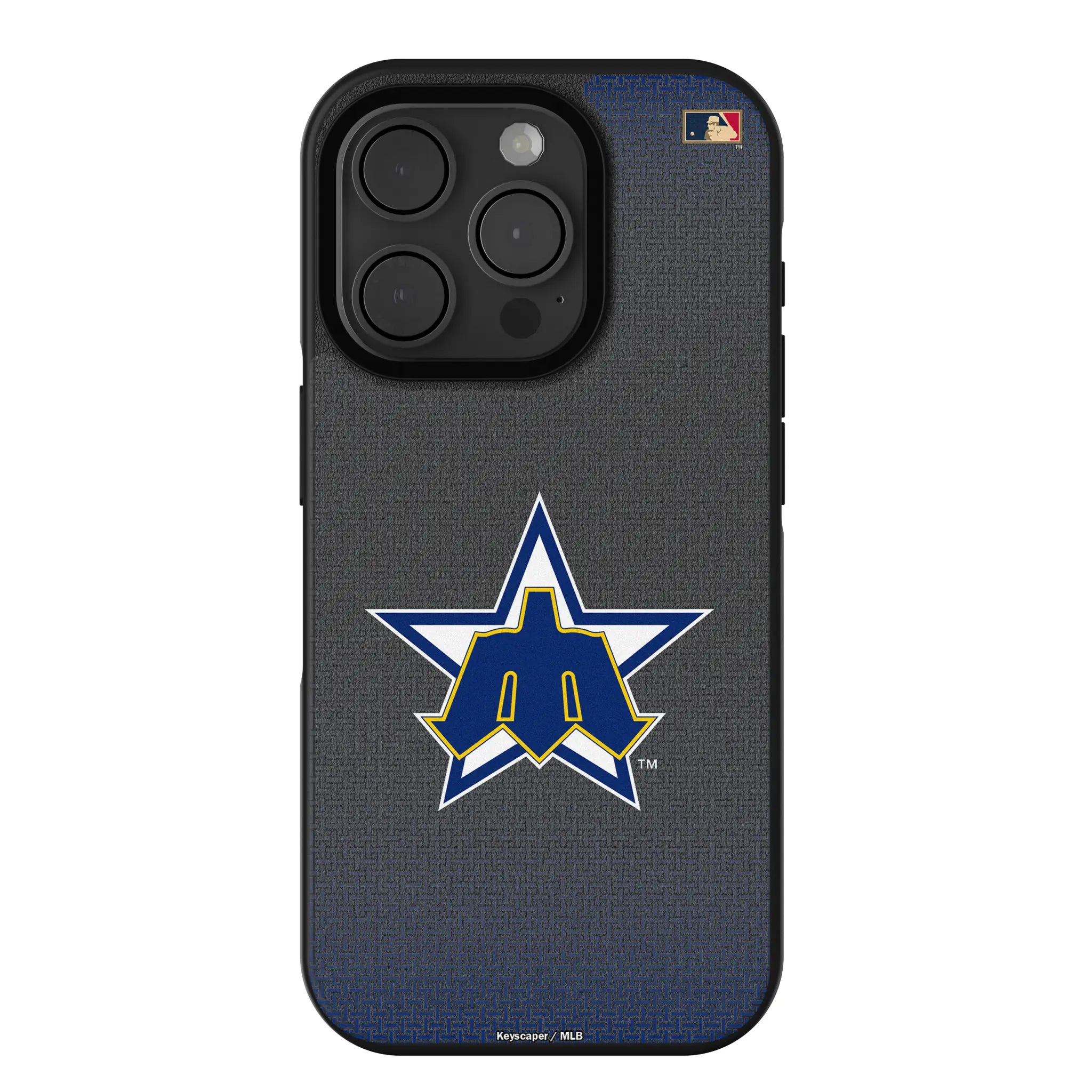 Seattle Mariners 1981-1986 - Cooperstown Collection Linen iPhone Bump Phone Case for Apple iPhone