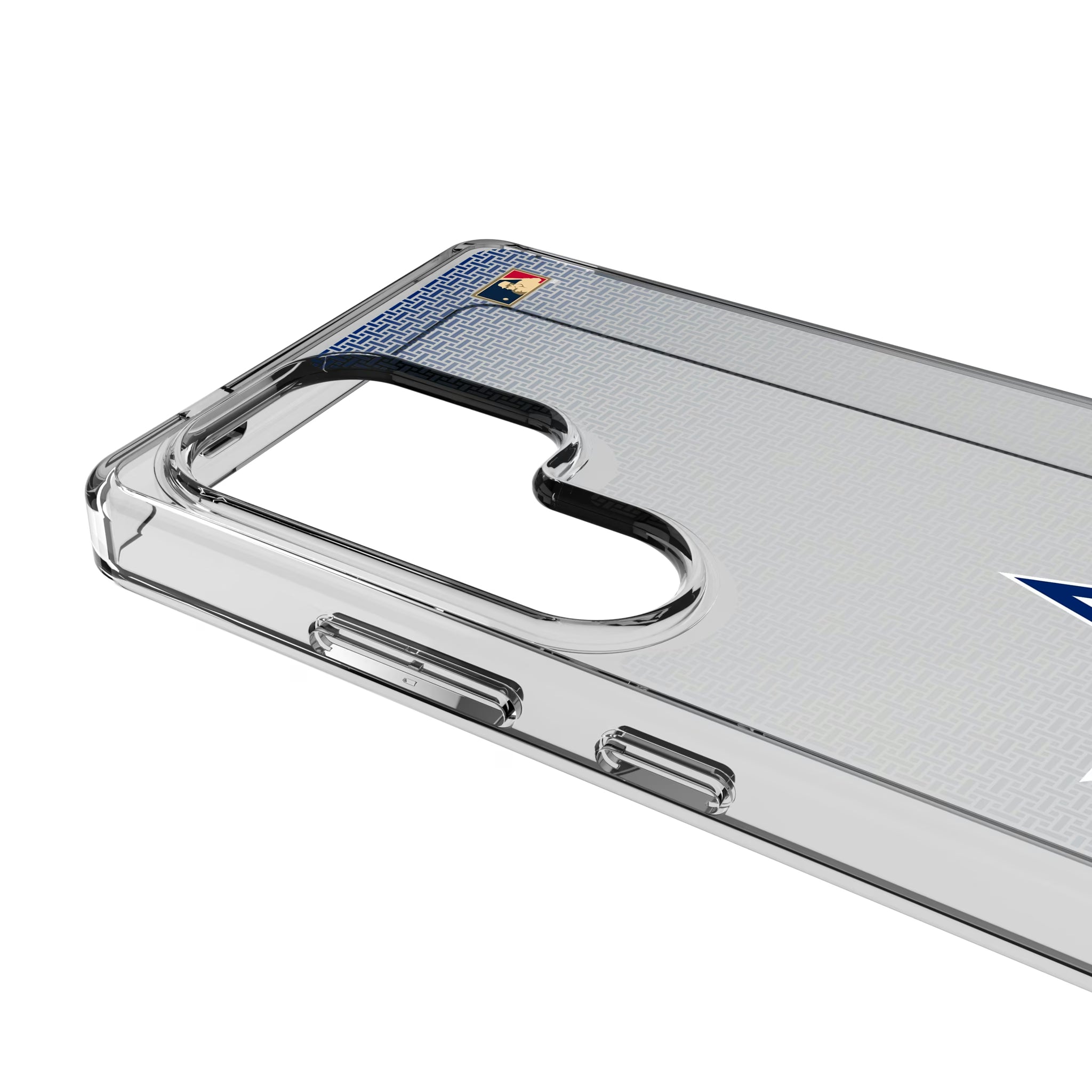 Seattle Mariners 1981-1986 - Cooperstown Collection Linen Galaxy Clear Phone Case for Samsung Galaxy - Detail