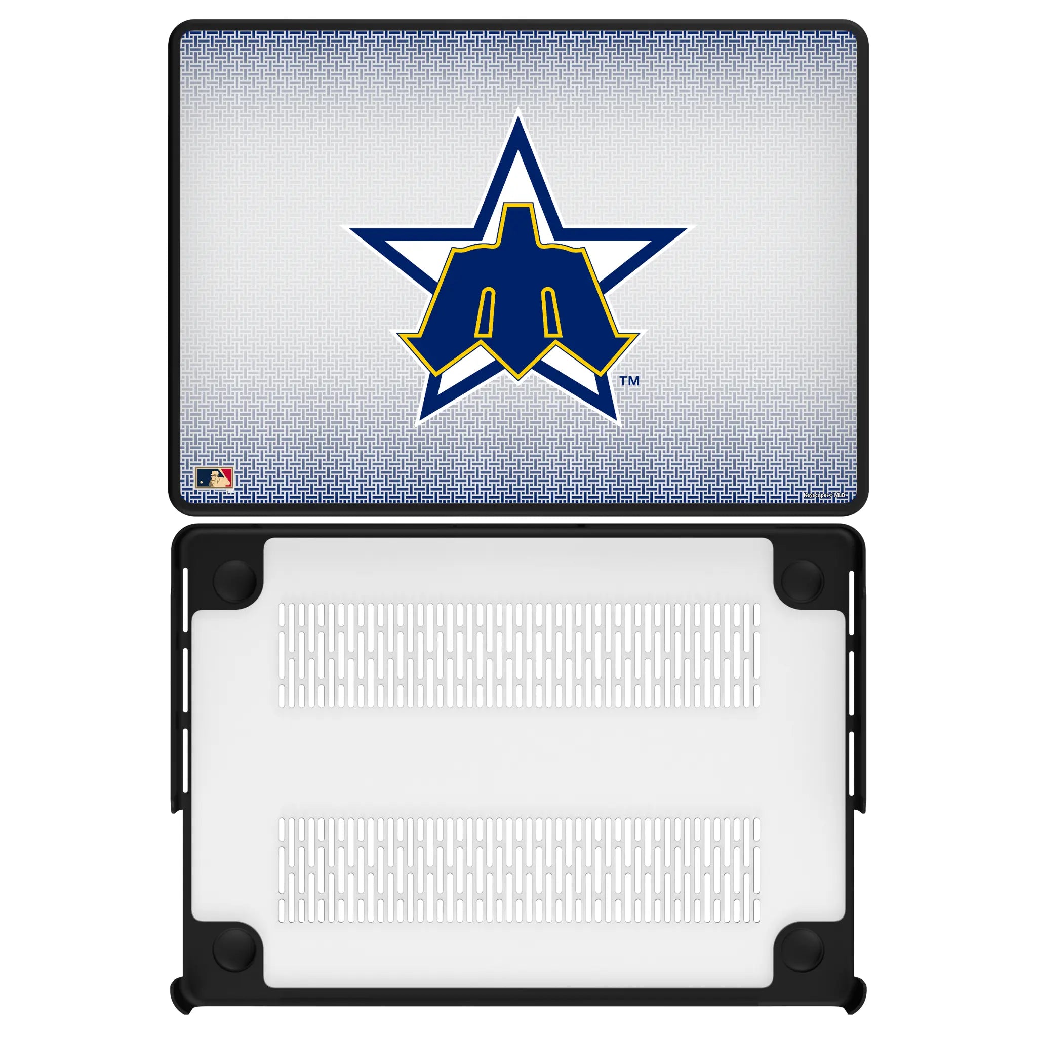 Seattle Mariners 1981-1986 - Cooperstown Collection Linen MacBook Laptop Case for Apple MacBook