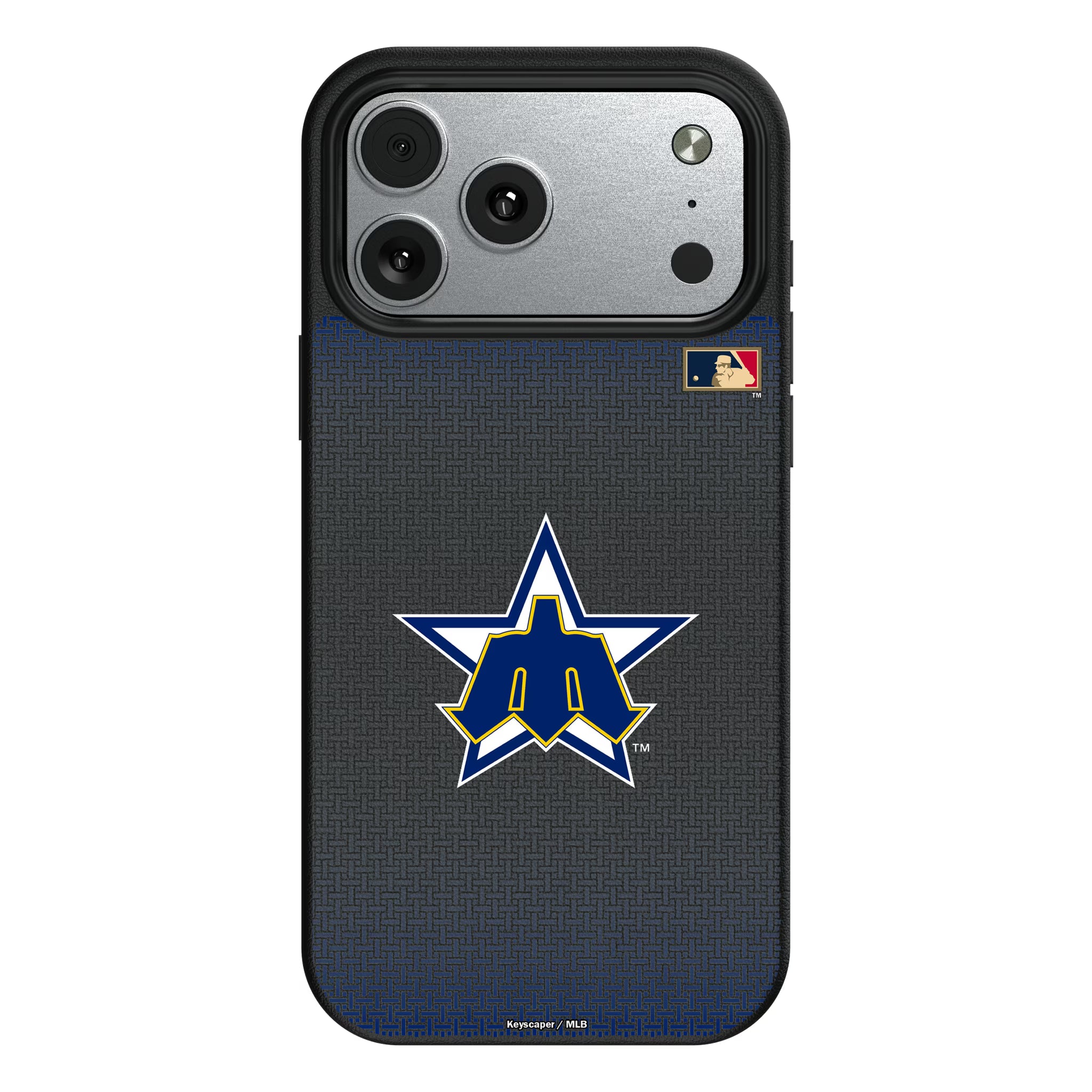 Seattle Mariners 1981-1986 - Cooperstown Collection Linen iPhone MagSafe Compatible Phone Case for Apple iPhone#Device_iPhone 17 Pro Max
