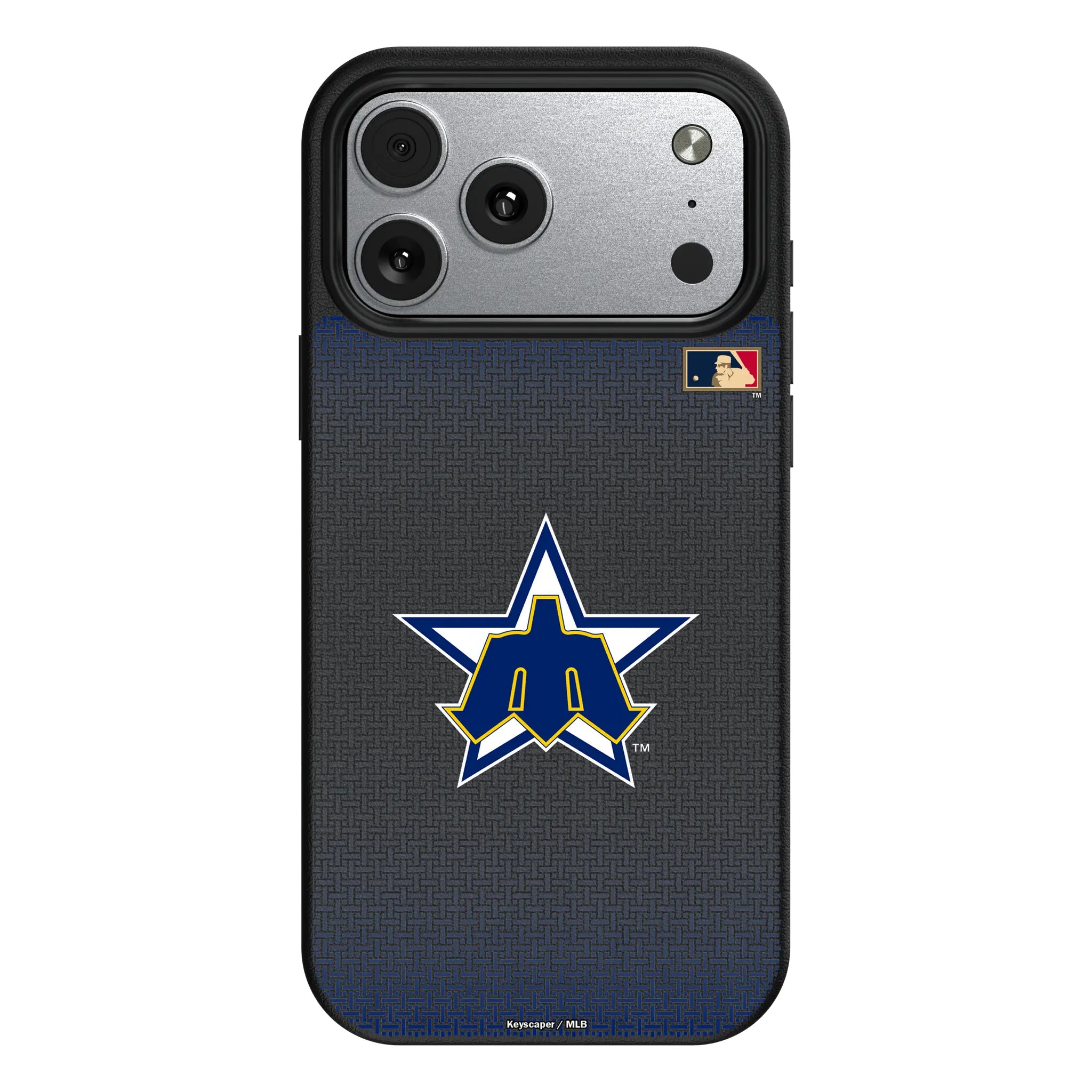 Seattle Mariners 1981-1986 - Cooperstown Collection Linen iPhone MagSafe Compatible Phone Case for Apple iPhone#Device_iPhone 17 Pro Max