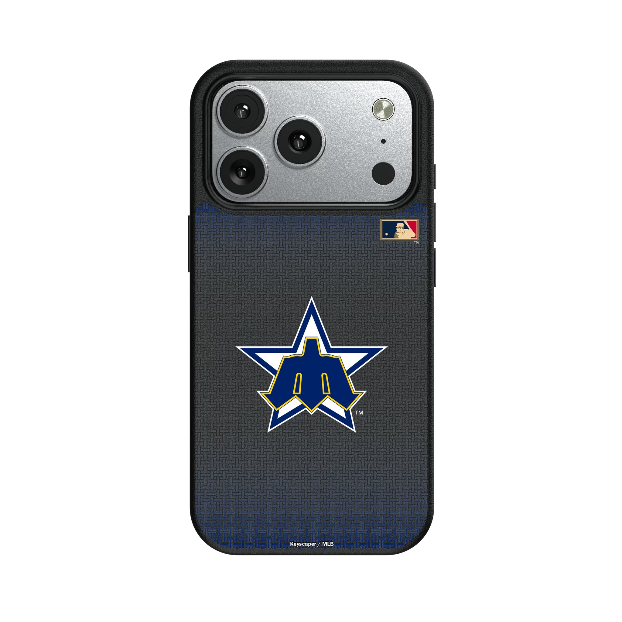 Seattle Mariners 1981-1986 - Cooperstown Collection Linen iPhone MagSafe Compatible Phone Case for Apple iPhone#Device_iPhone 17 Pro