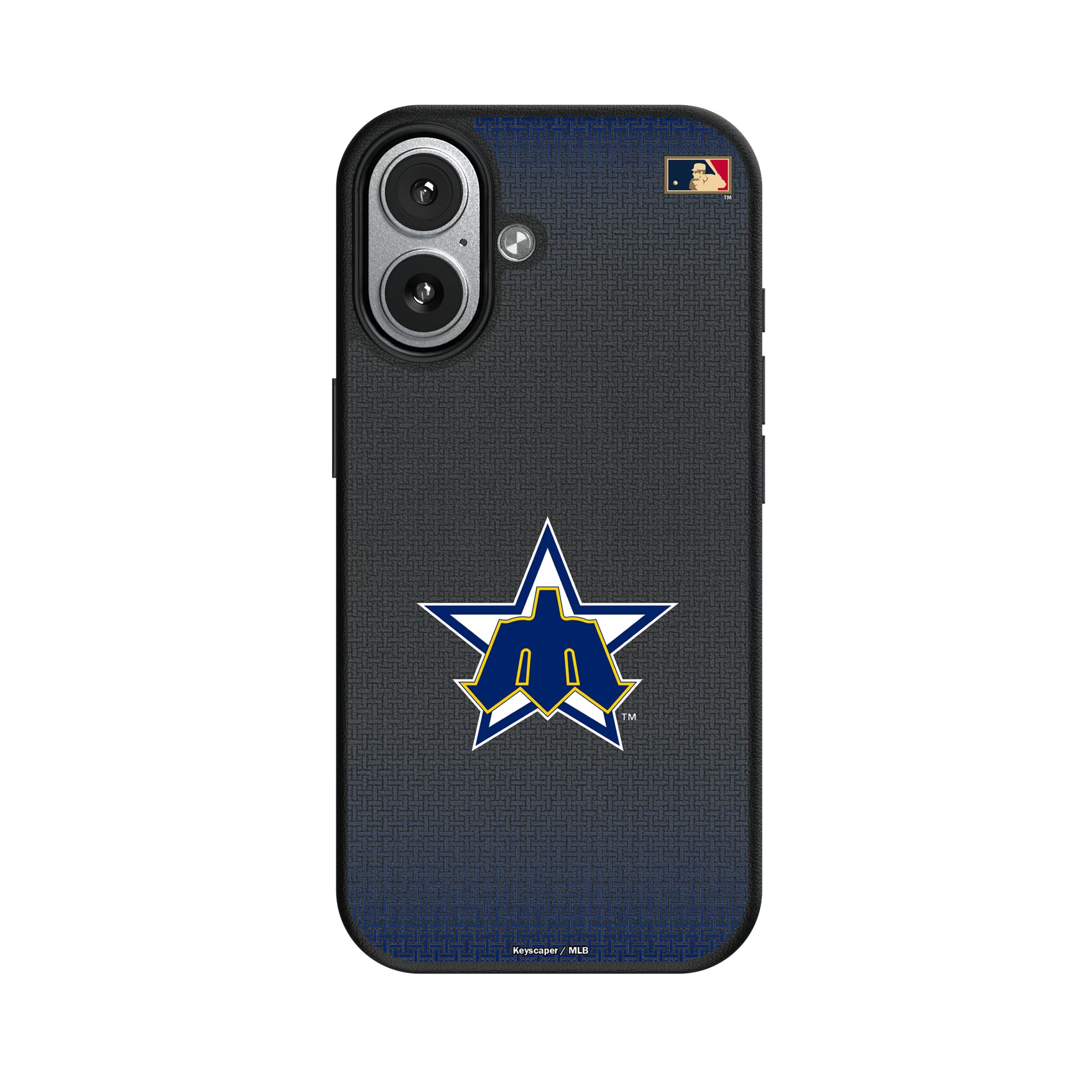 Seattle Mariners 1981-1986 - Cooperstown Collection Linen iPhone MagSafe Compatible Phone Case for Apple iPhone#Device_iPhone 17
