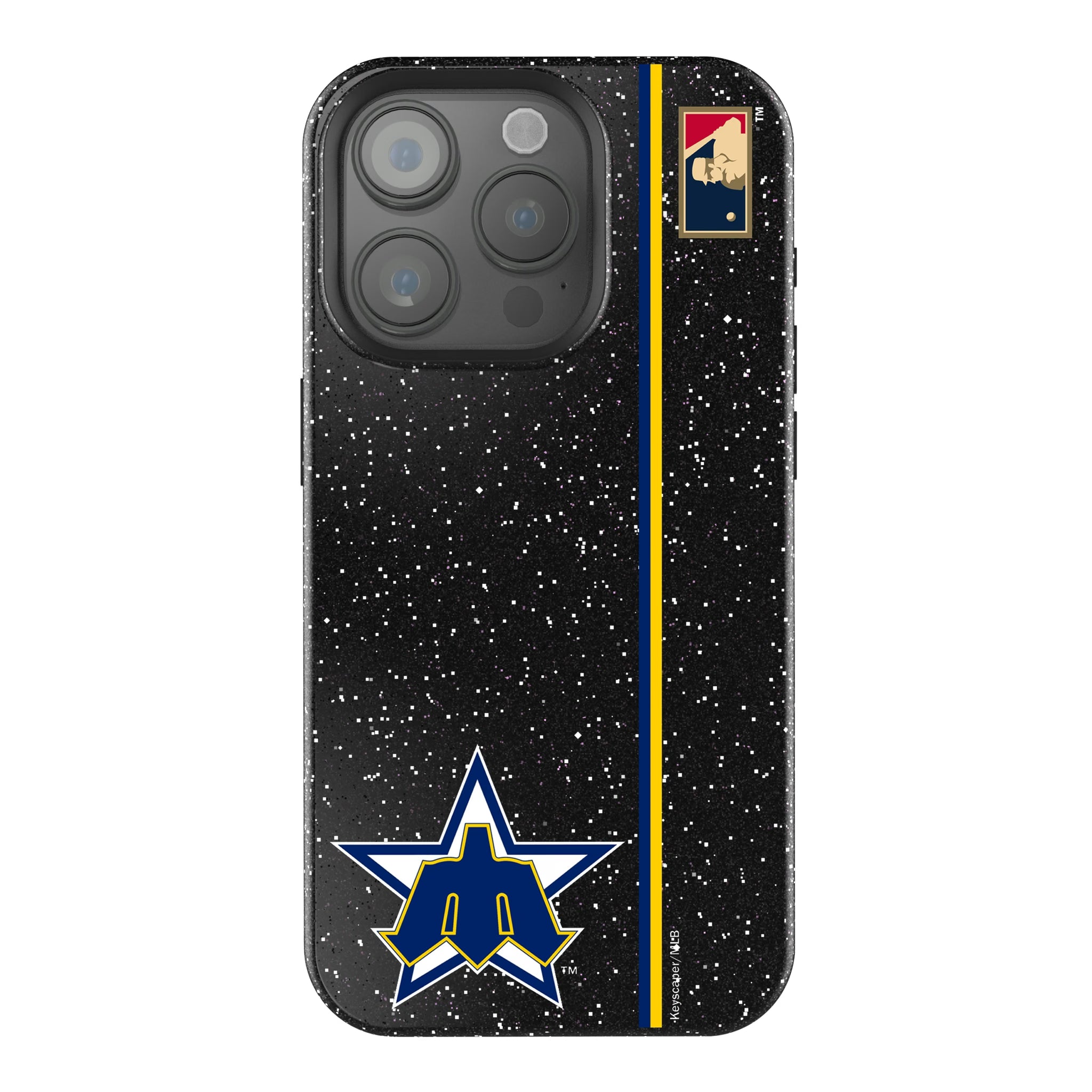 Seattle Mariners 1981-1986 - Cooperstown Collection Sidebar iPhone Bling Phone Case for Apple iPhone