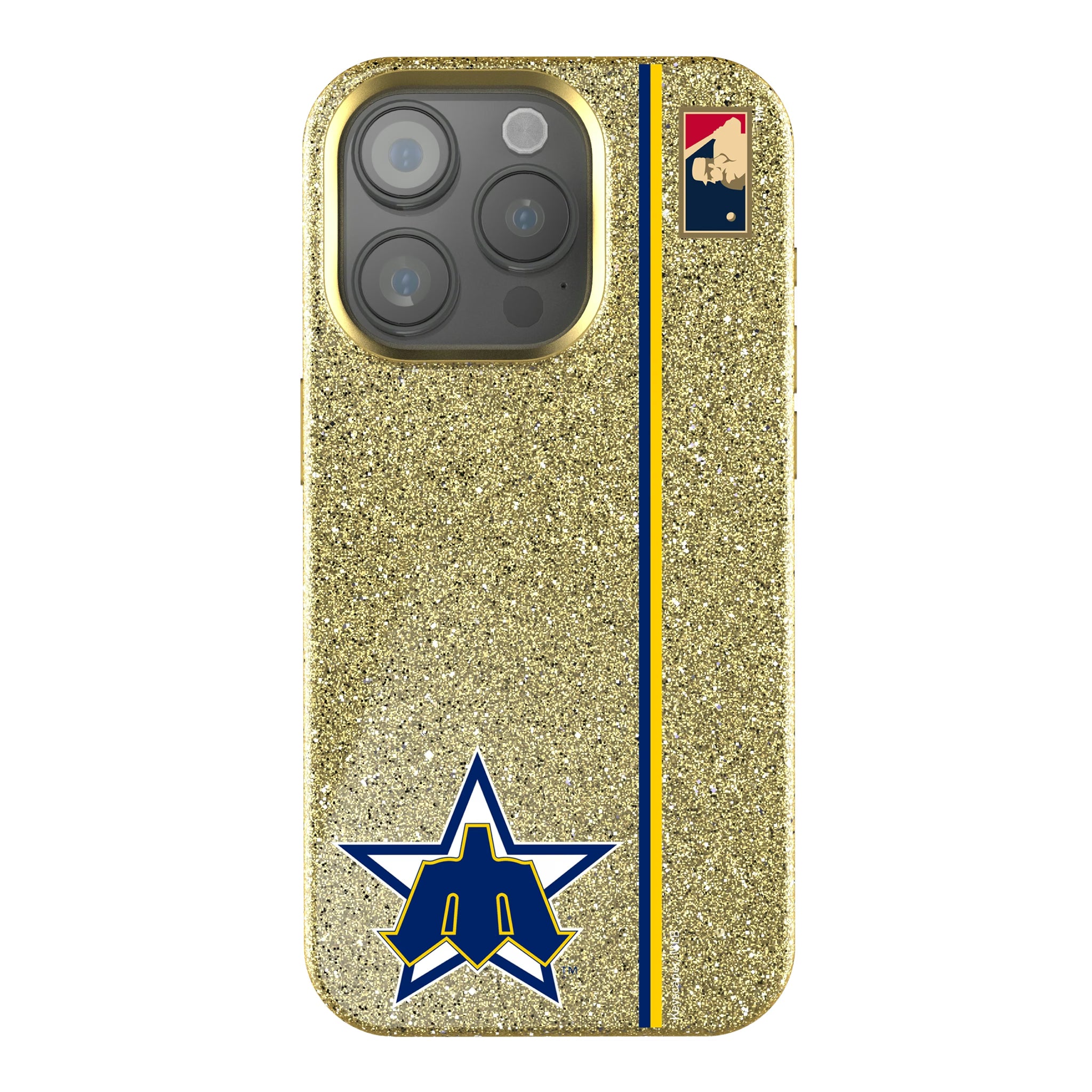 Seattle Mariners 1981-1986 - Cooperstown Collection Sidebar iPhone Bling Phone Case for Apple iPhone