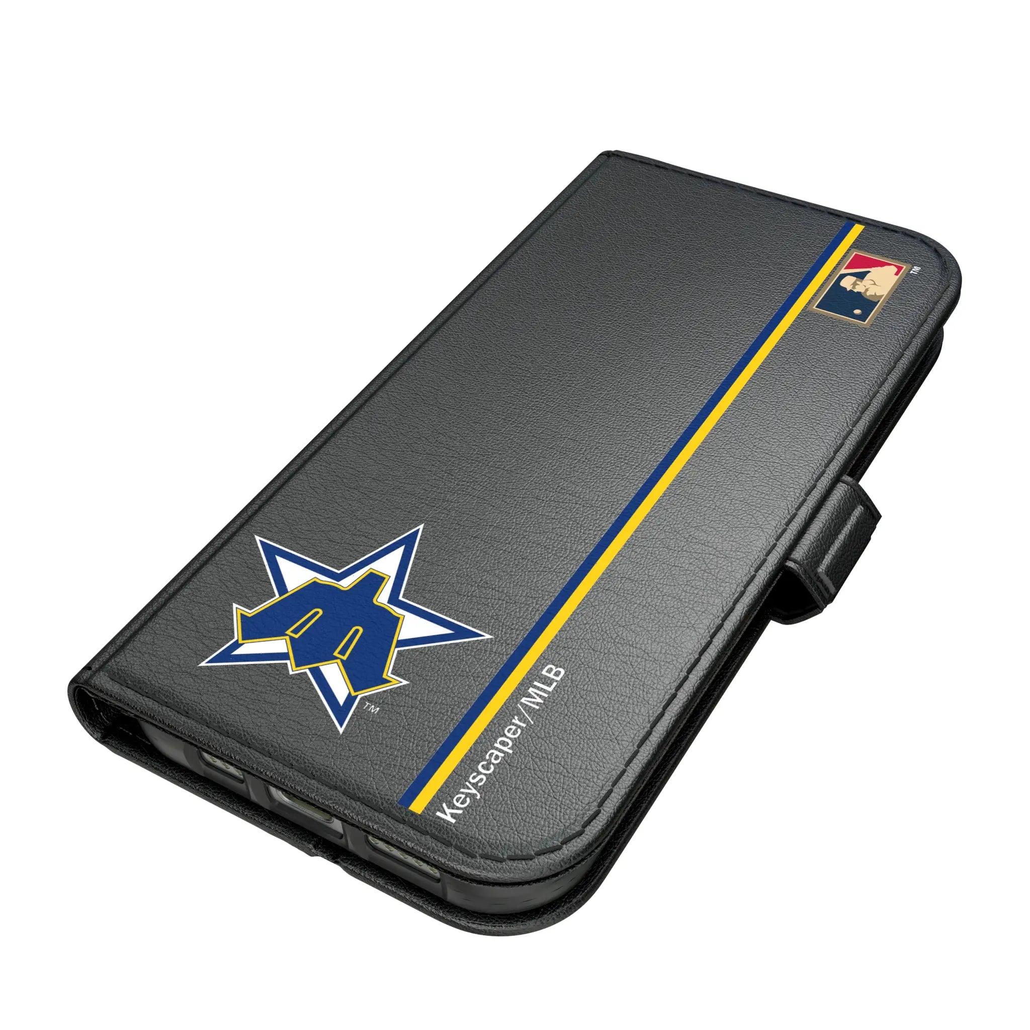 Seattle Mariners 1981-1986 - Cooperstown Collection Sidebar iPhone Folio Phone Case for Apple iPhone#Device_iPhone 17