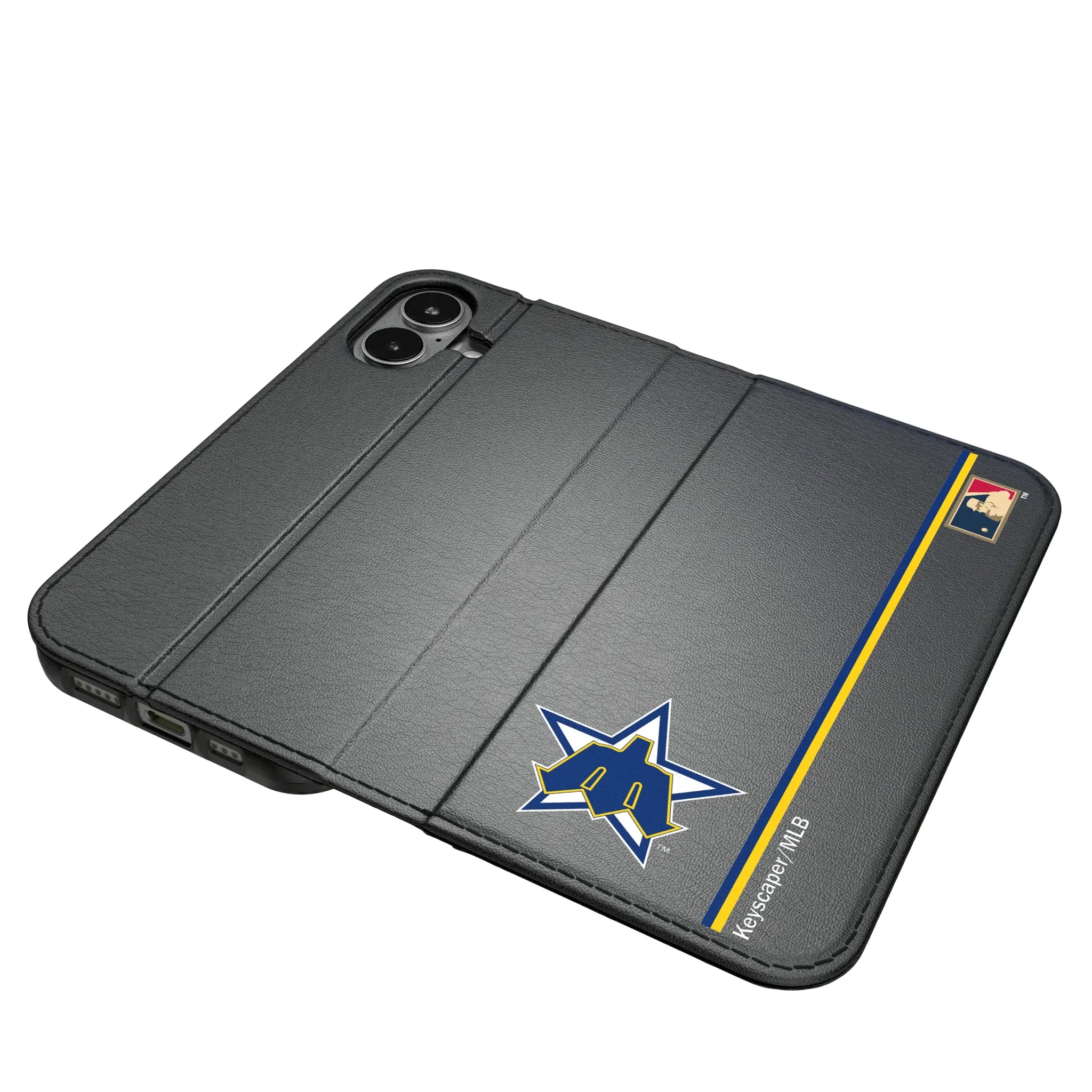 Seattle Mariners 1981-1986 - Cooperstown Collection Sidebar iPhone Folio Phone Case for Apple iPhone#Device_iPhone 17