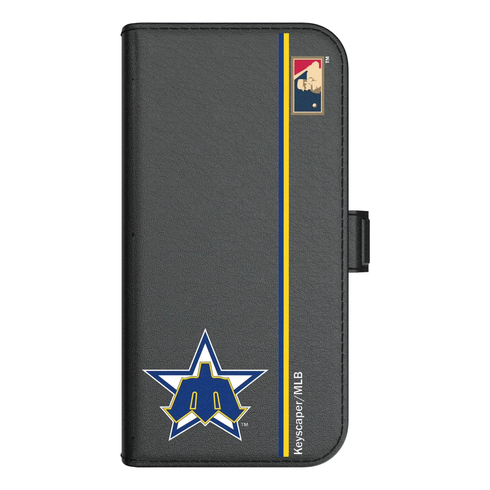Seattle Mariners 1981-1986 - Cooperstown Collection Sidebar iPhone Folio Phone Case for Apple iPhone#Device_iPhone 17 Pro