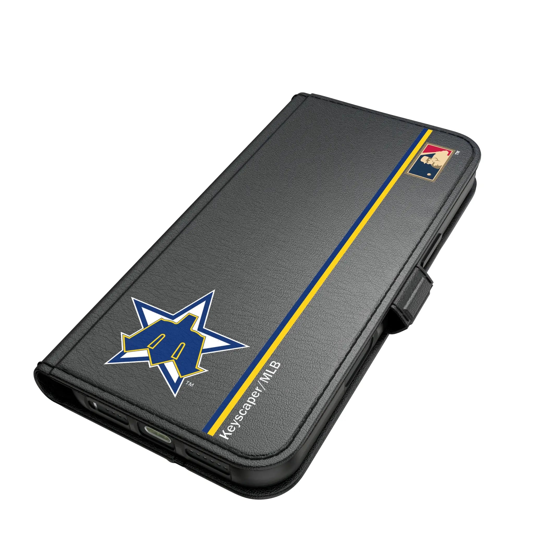 Seattle Mariners 1981-1986 - Cooperstown Collection Sidebar iPhone Folio Phone Case for Apple iPhone#Device_iPhone 17 Pro Max