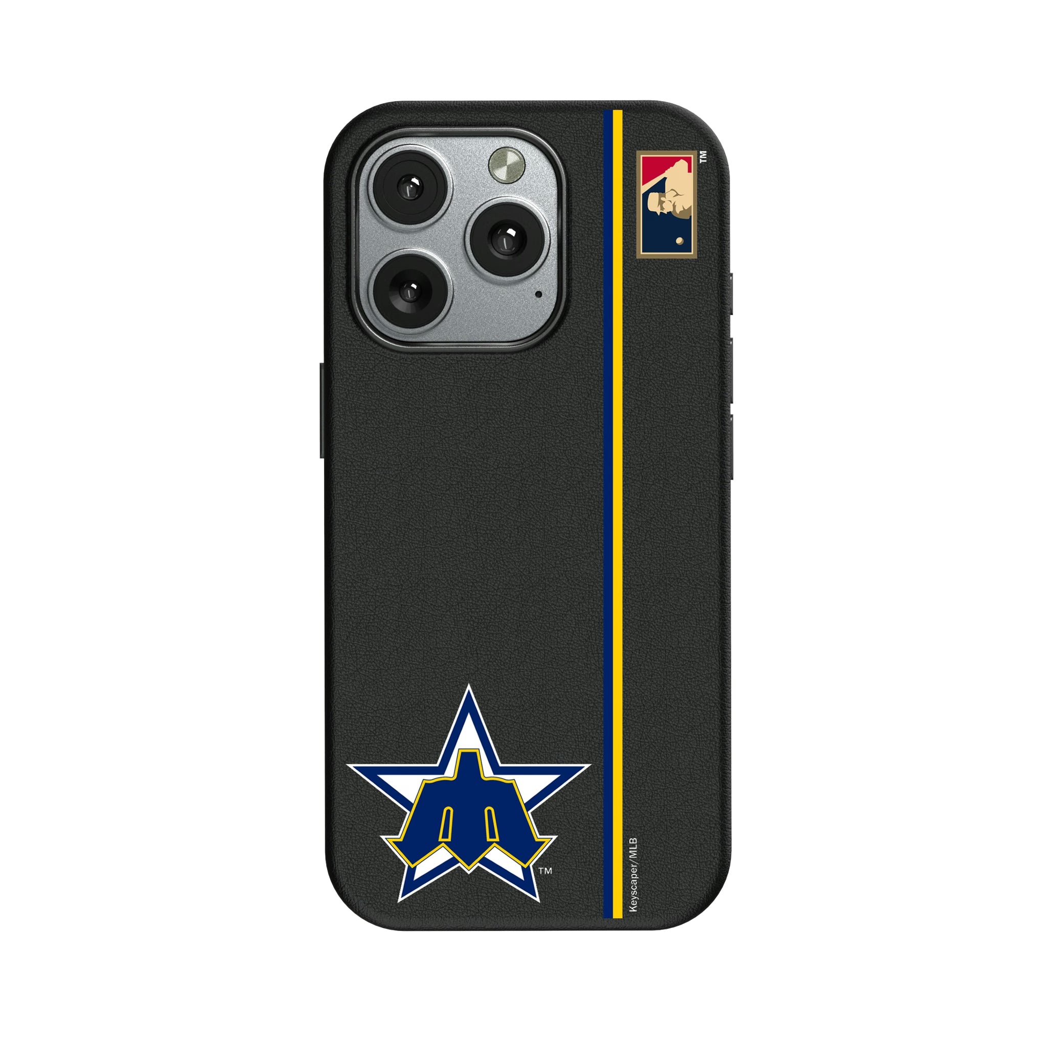 Seattle Mariners 1981-1986 - Cooperstown Collection Sidebar iPhone MagSafe Compatible Phone Case for Apple iPhone