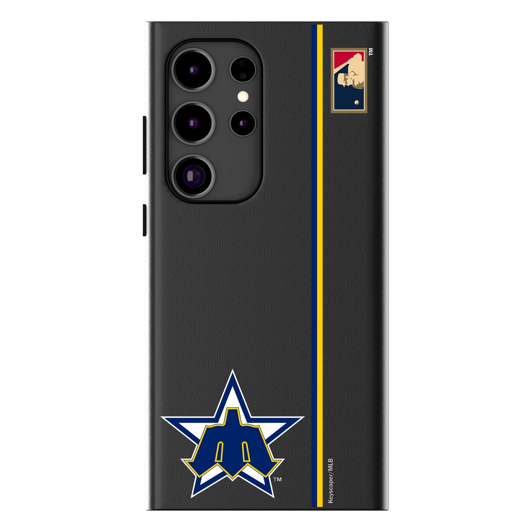 Seattle Mariners 1981-1986 - Cooperstown Collection Sidebar Galaxy MagSafe Compatible Phone Case for Samsung Galaxy
