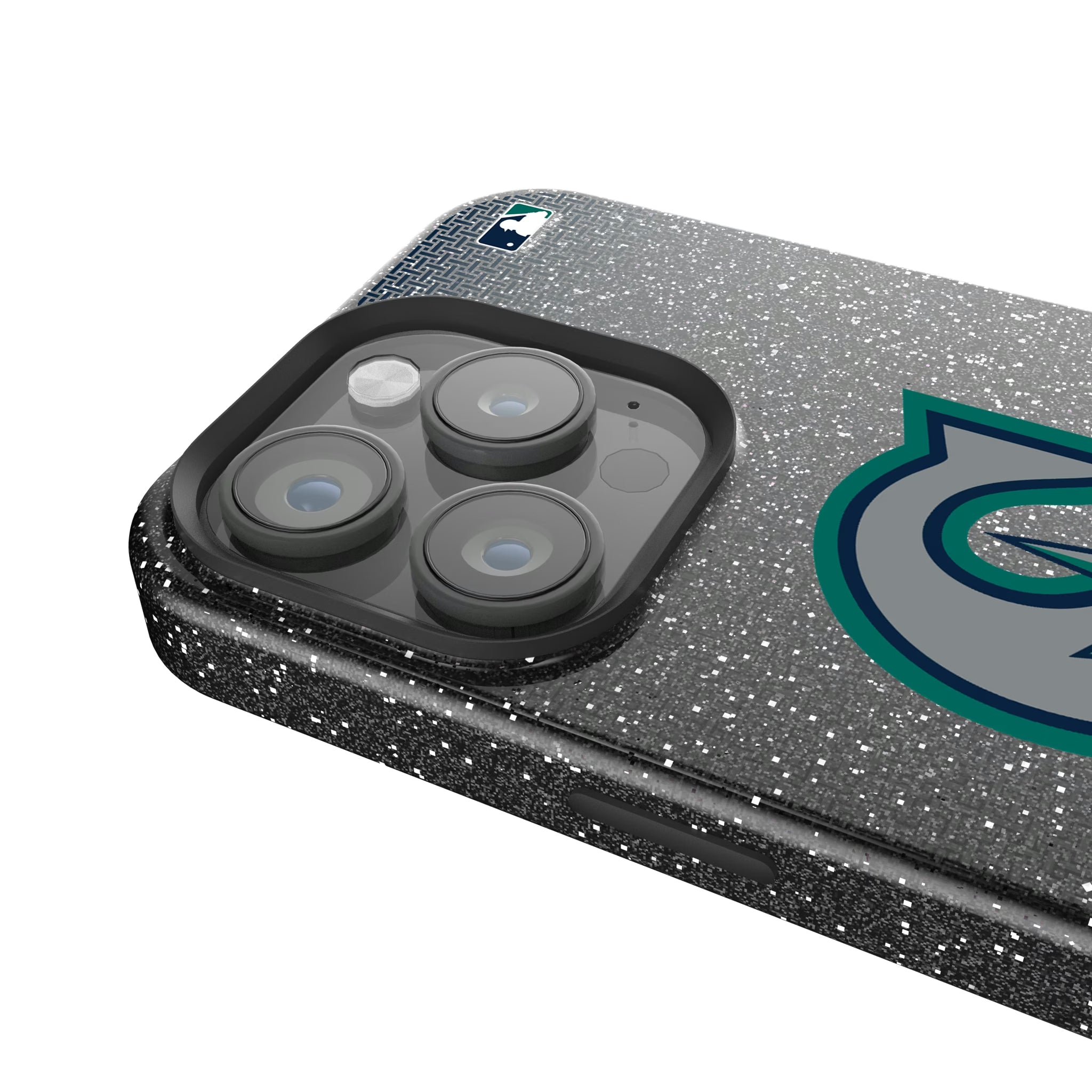 Seattle Mariners Linen iPhone Bling Phone Case for Apple iPhone - Detail