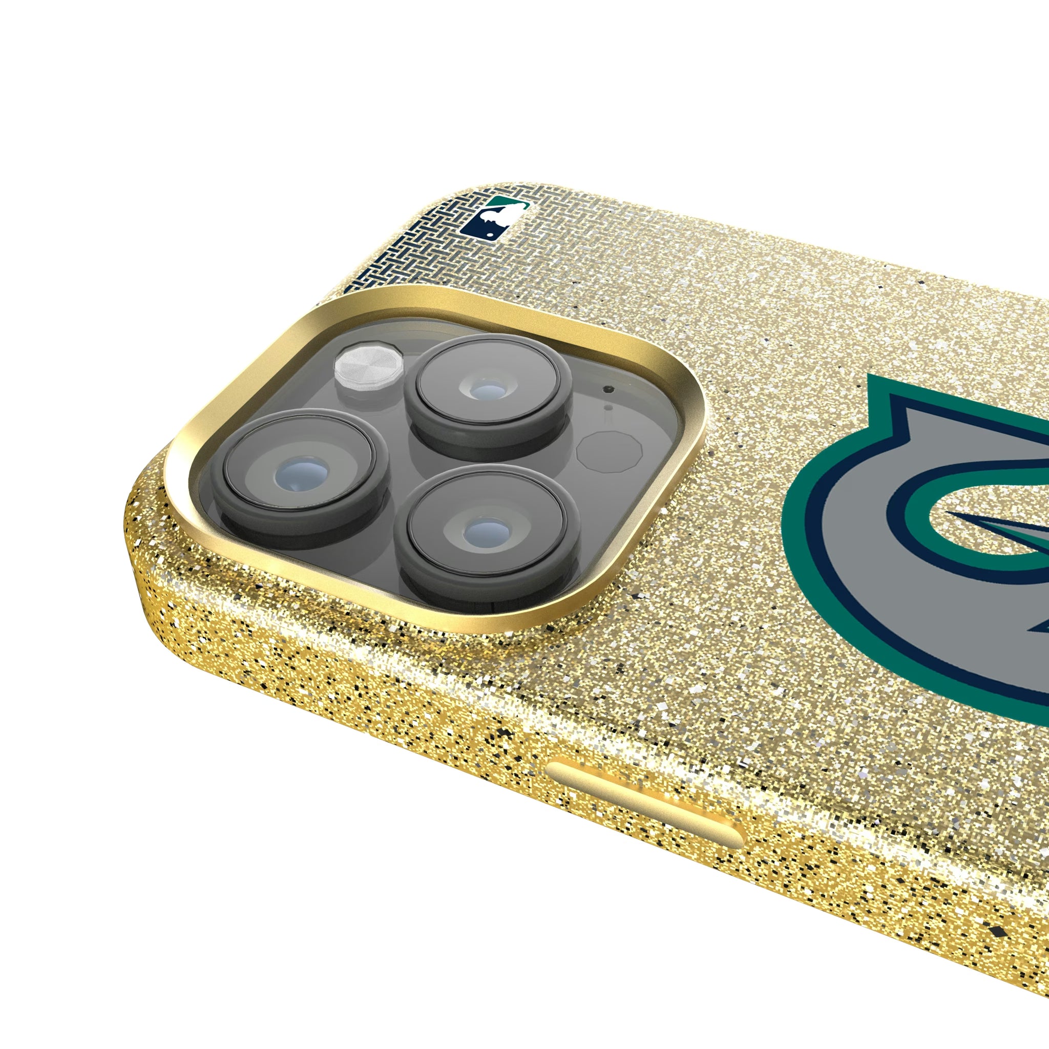 Seattle Mariners Linen iPhone Bling Phone Case for Apple iPhone - Detail