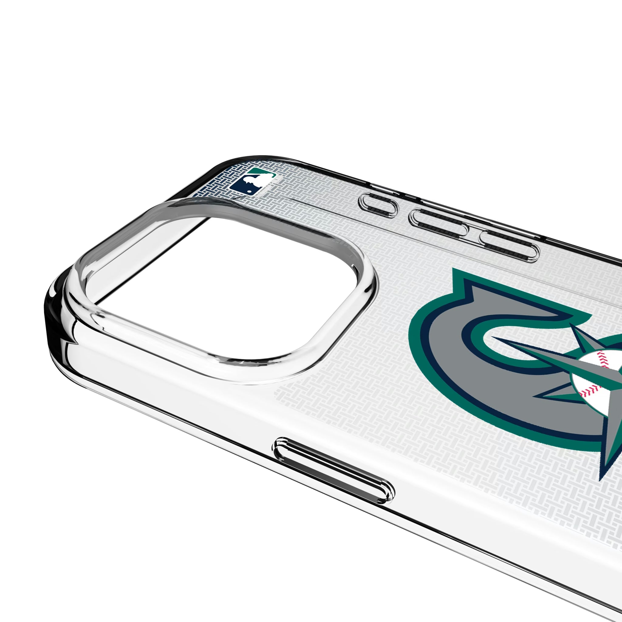 Seattle Mariners Linen iPhone Clear Phone Case for Apple iPhone - Detail