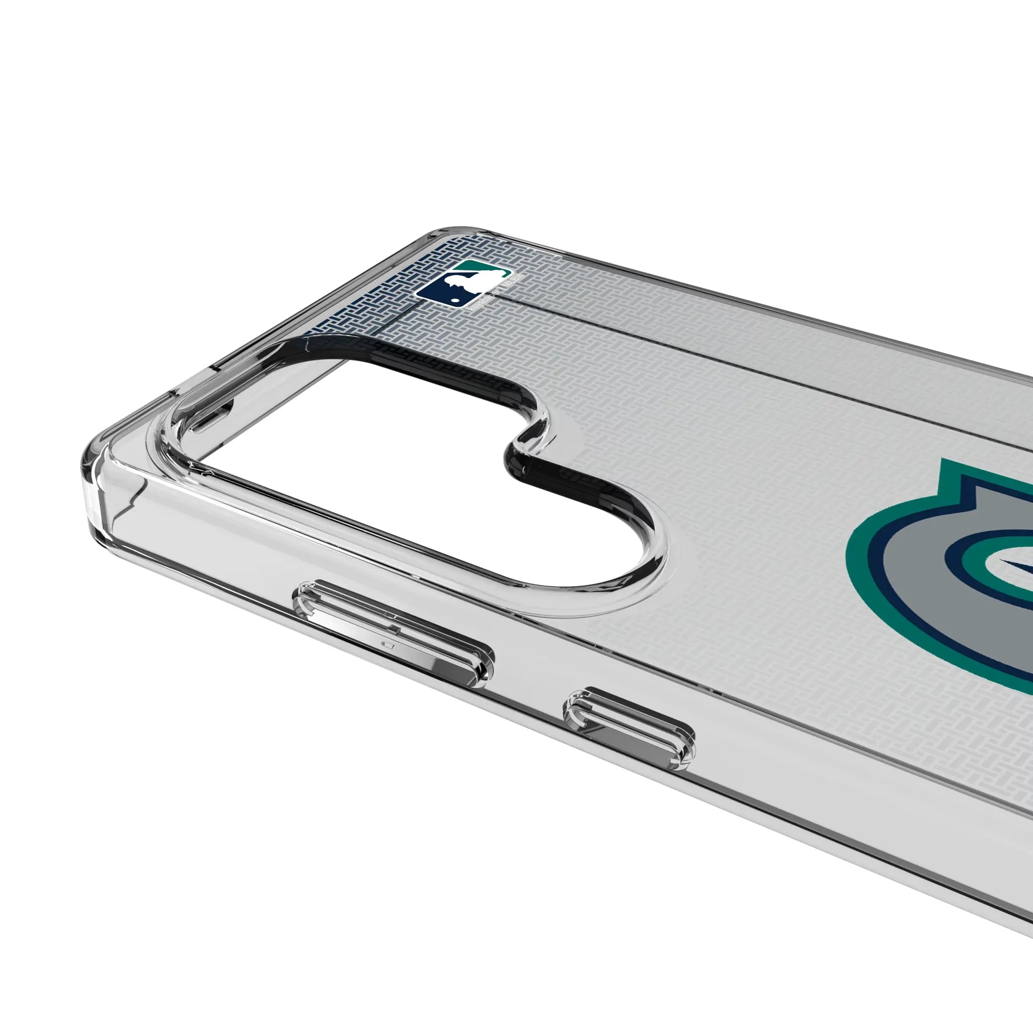Seattle Mariners Linen Galaxy Clear Phone Case for Samsung Galaxy - Detail#Device_Galaxy S25 Ultra