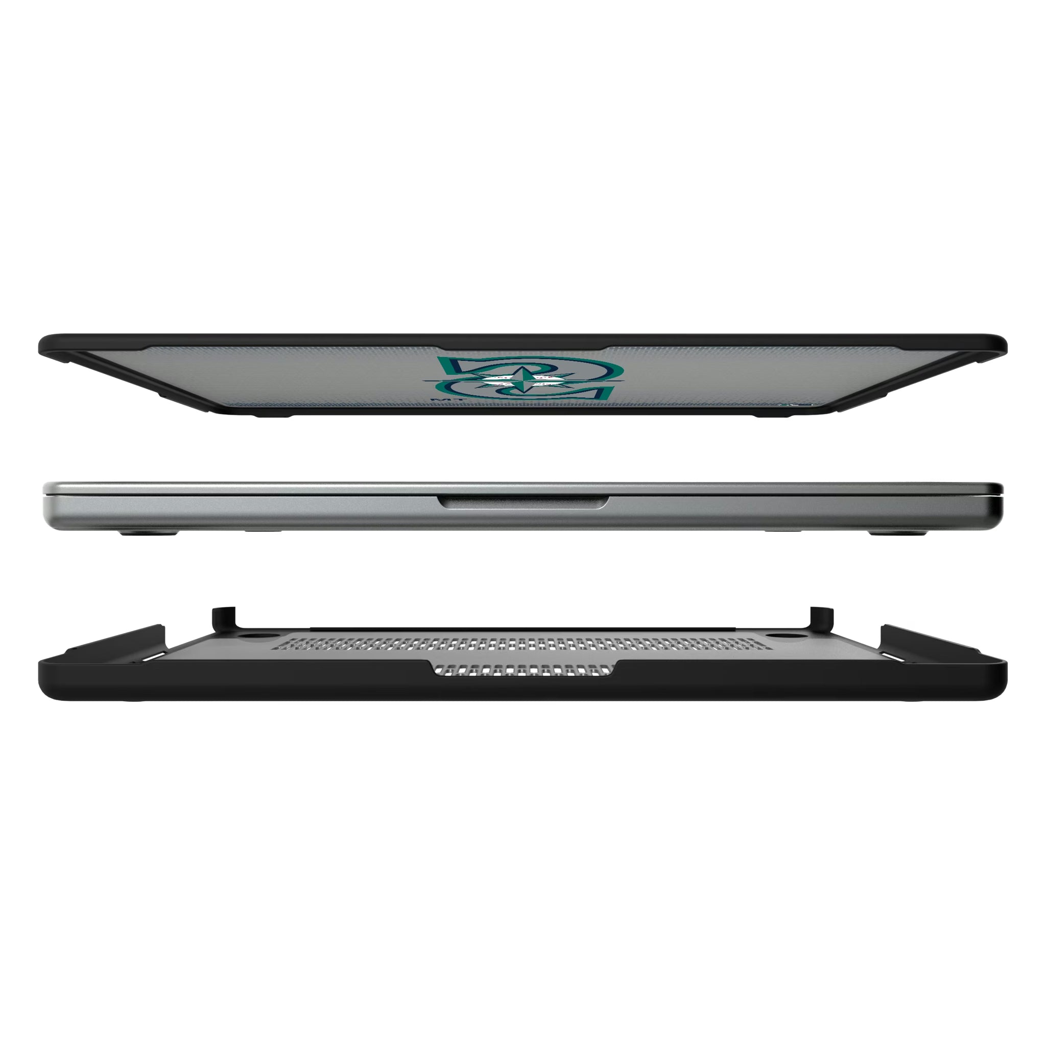 Seattle Mariners Linen MacBook Laptop Case for Apple MacBook#Device_MacBook Pro (14-inch, 2021) / MacBook Pro (14-inch, 2023) / MacBook Pro (14-inch, 2024)