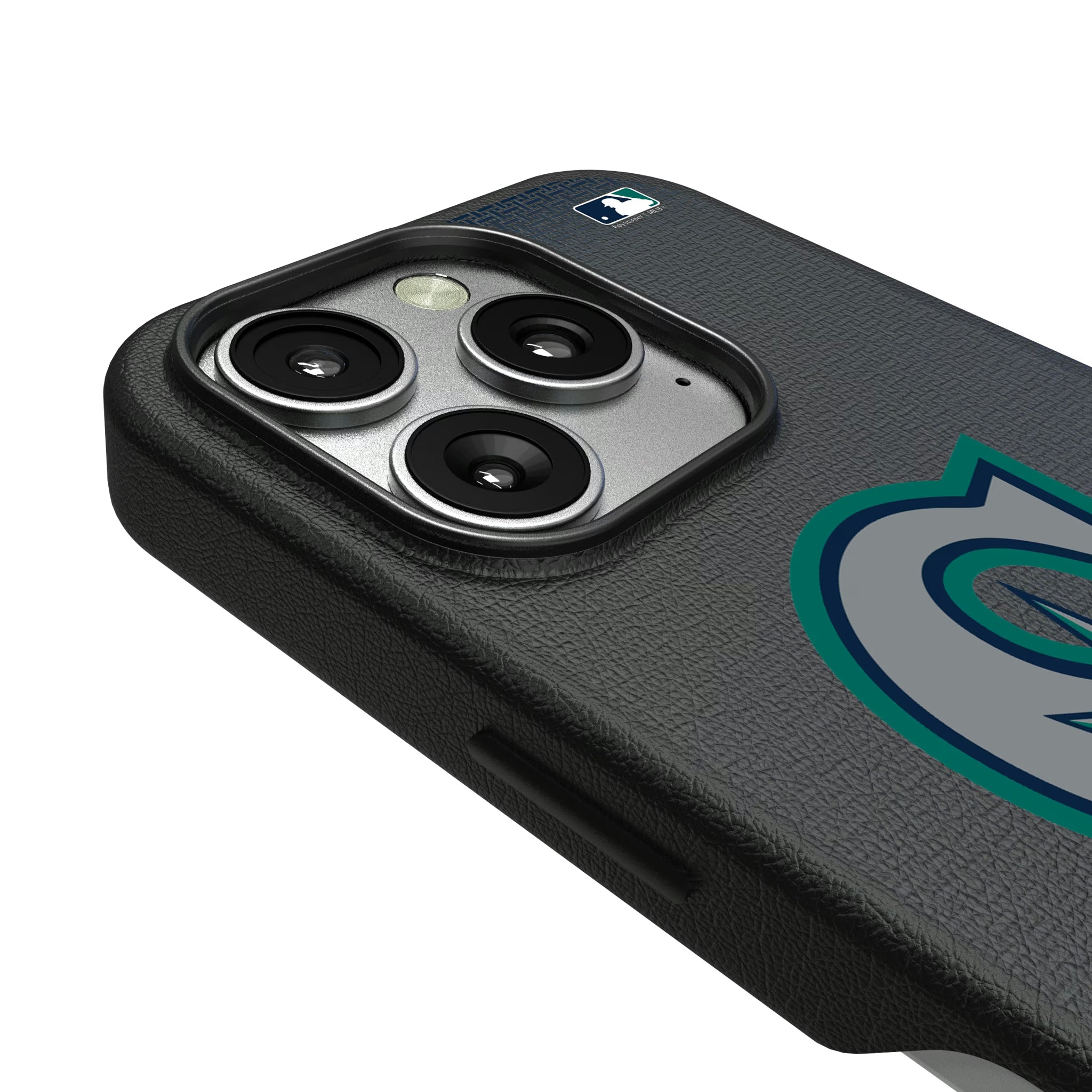 Seattle Mariners Linen iPhone MagSafe Compatible Phone Case for Apple iPhone - Detail