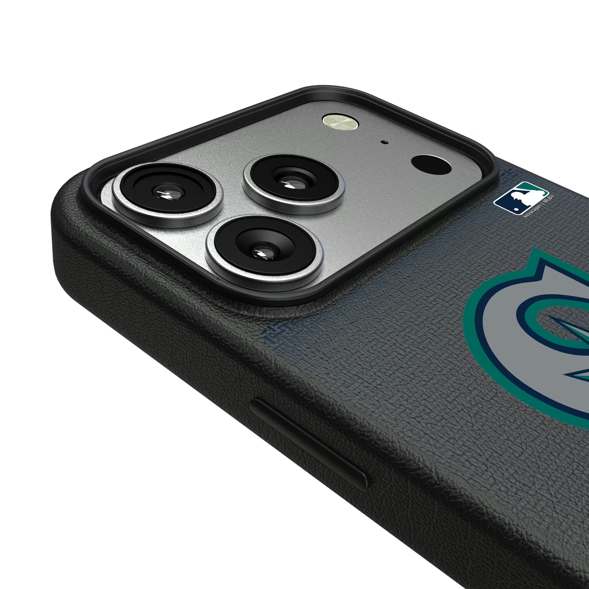 Seattle Mariners Linen iPhone MagSafe Compatible Phone Case for Apple iPhone - Detail#Device_iPhone 17 Pro