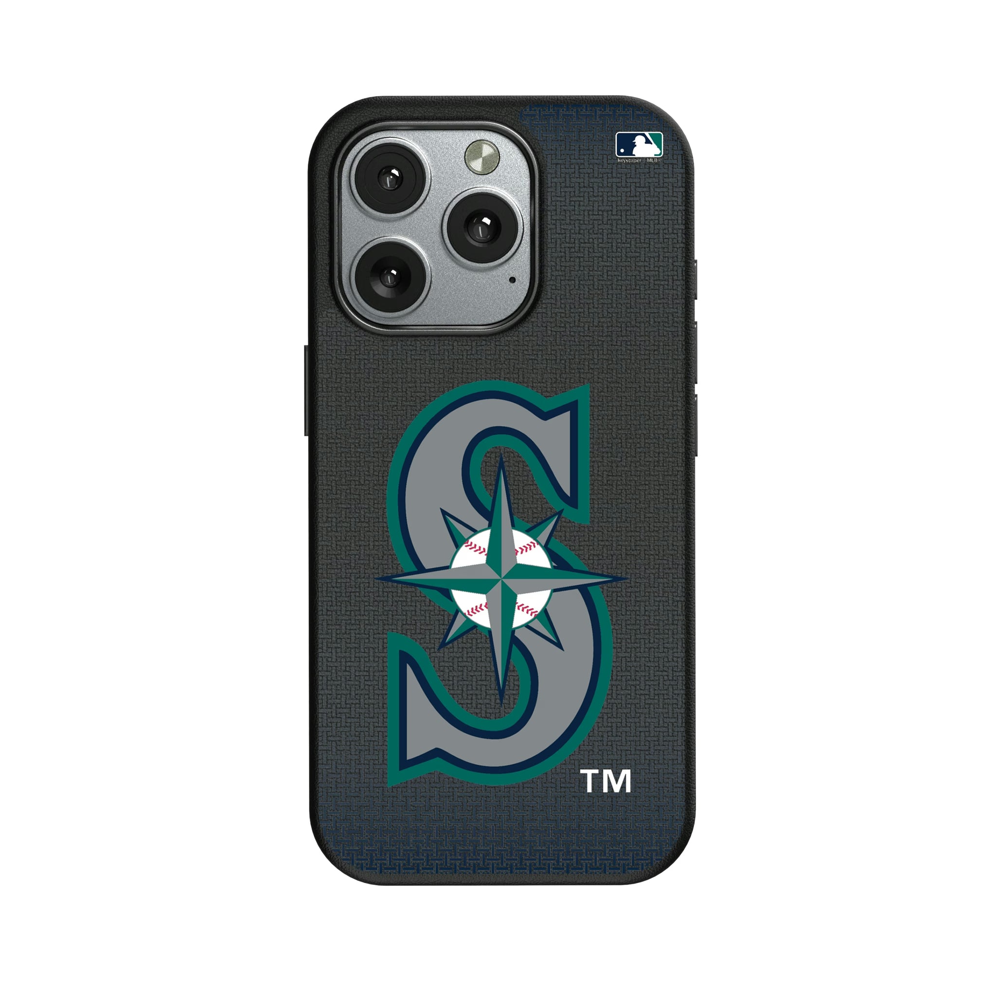 Seattle Mariners Linen iPhone MagSafe Compatible Phone Case for Apple iPhone