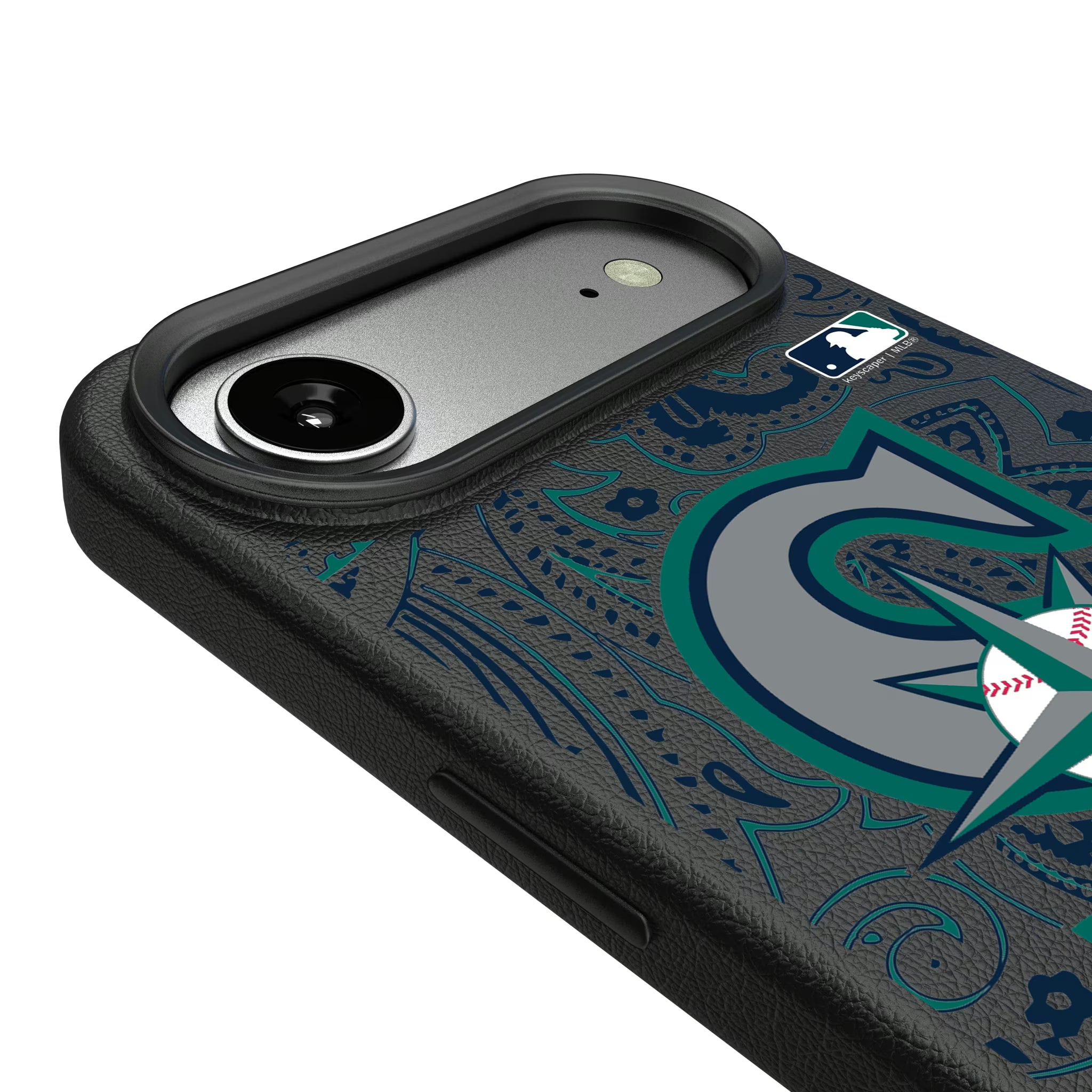 Seattle Mariners Paisley iPhone MagSafe Compatible Phone Case for Apple iPhone - Detail#Device_iPhone Air