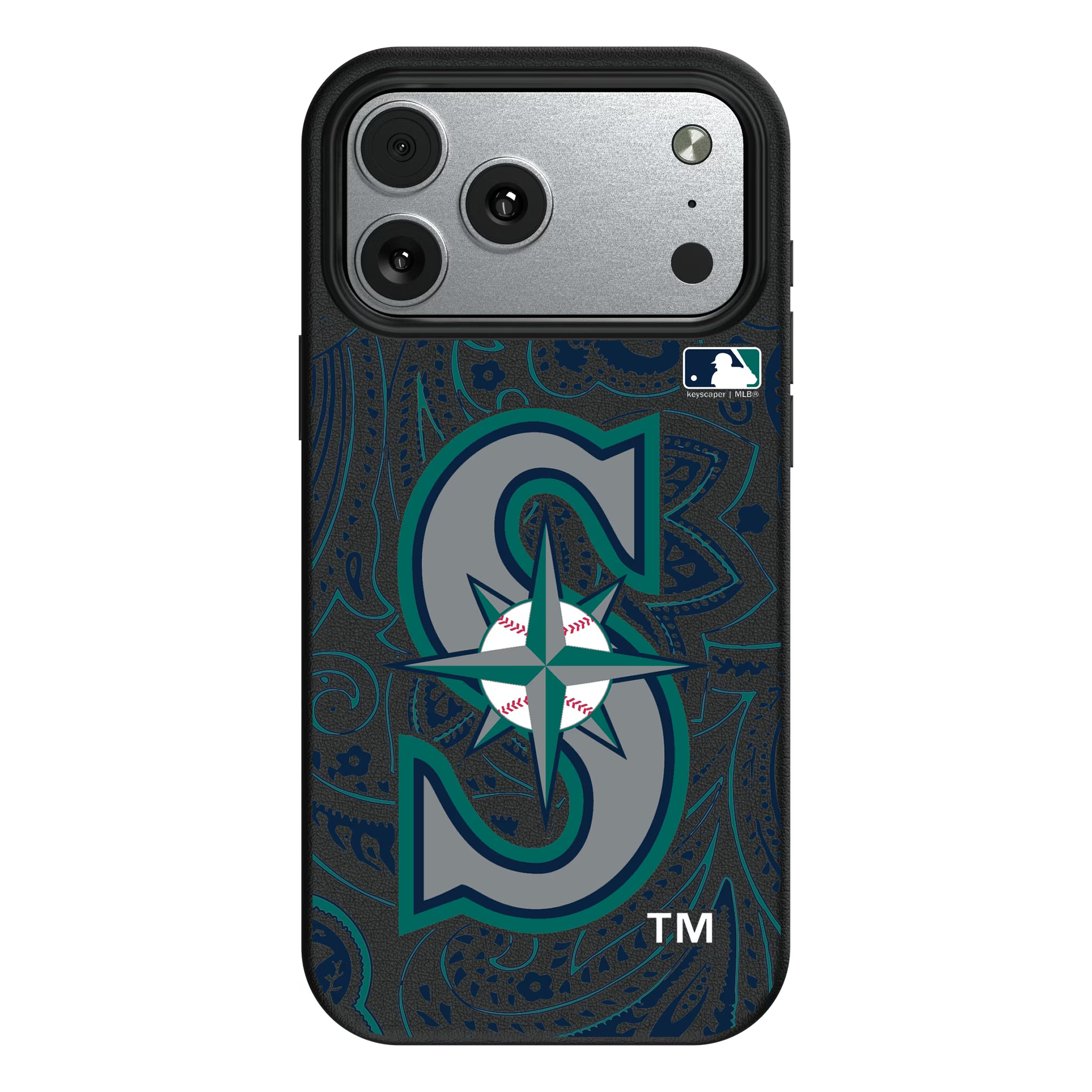 Seattle Mariners Paisley iPhone MagSafe Compatible Phone Case for Apple iPhone#Device_iPhone 17 Pro Max