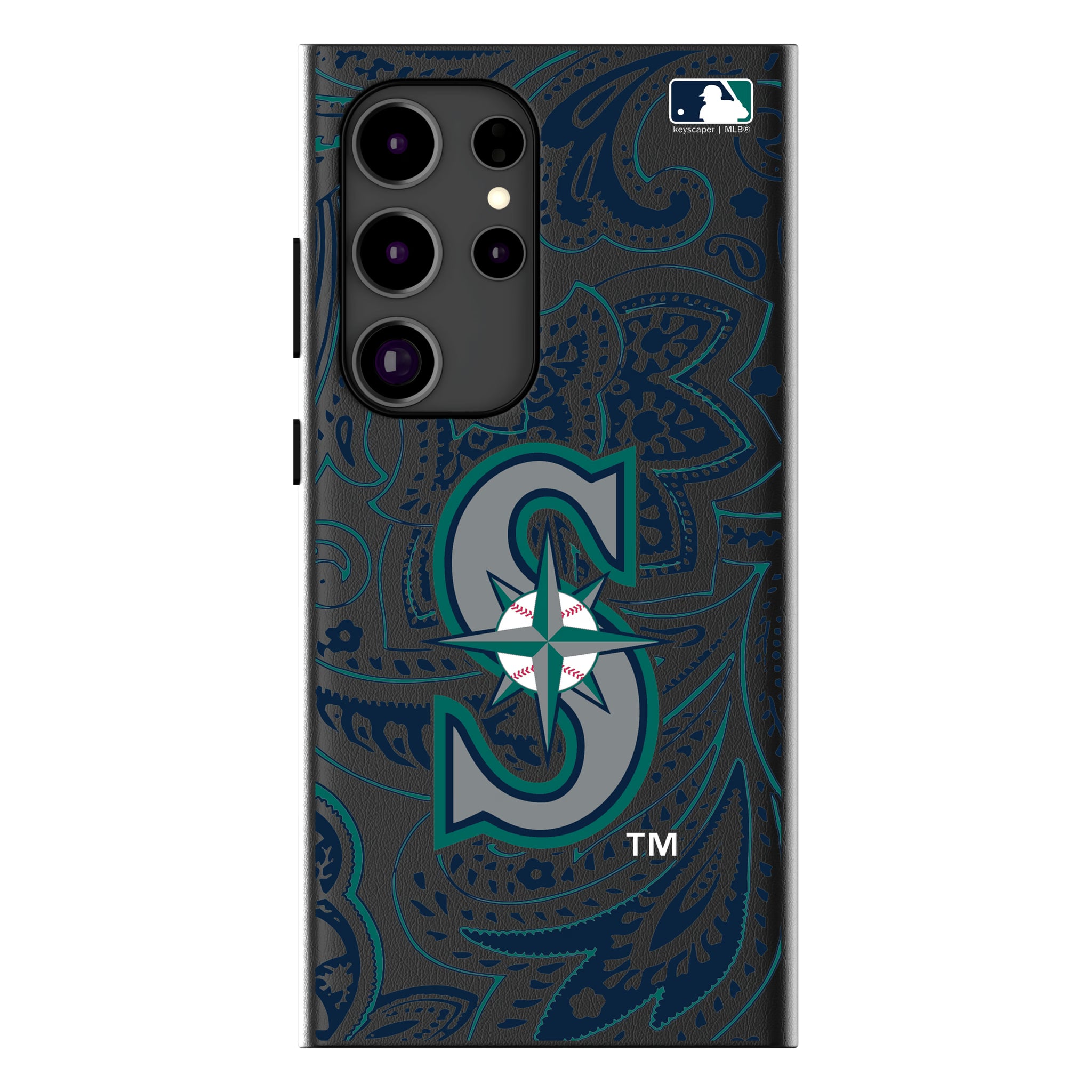 Seattle Mariners Paisley Galaxy MagSafe Compatible Phone Case for Samsung Galaxy