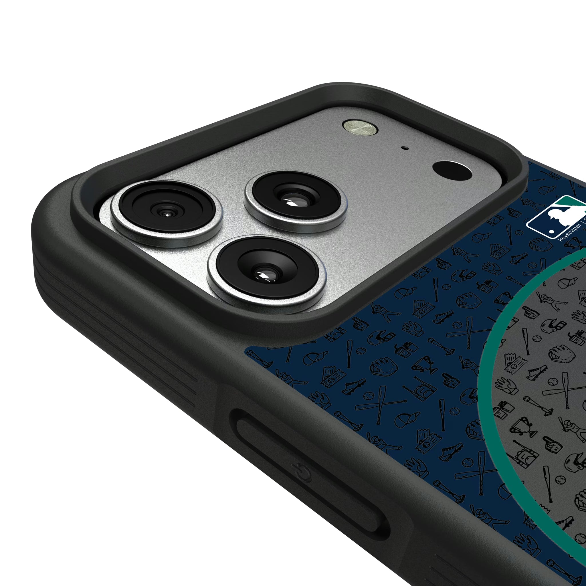 Seattle Mariners Personalized Circle iPhone Bump Phone Case for Apple iPhone - Detail#Device_iPhone 17 Pro Max