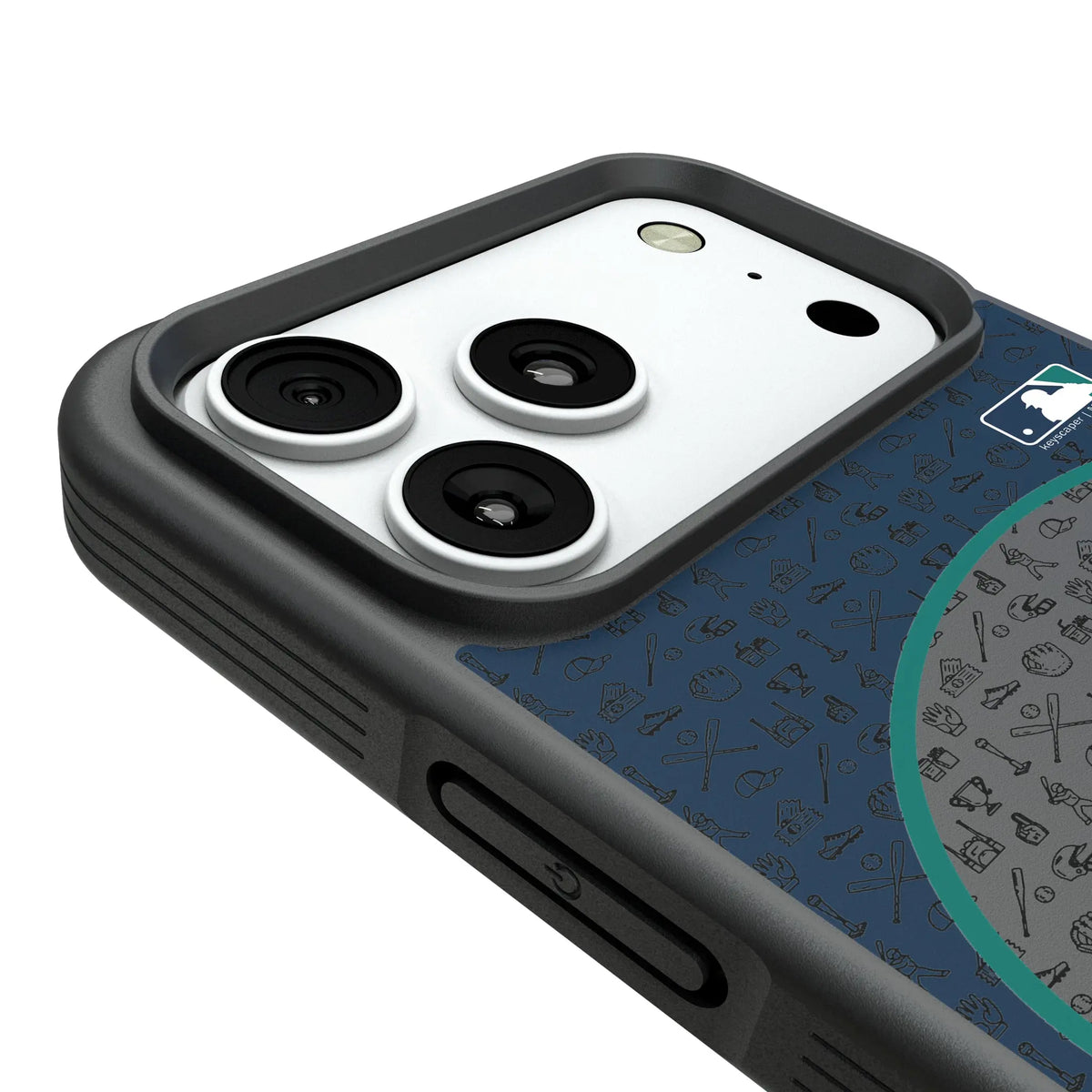 Seattle Mariners Personalized Circle iPhone Bump Phone Case for Apple iPhone - Detail#Device_iPhone 18 Pro Max