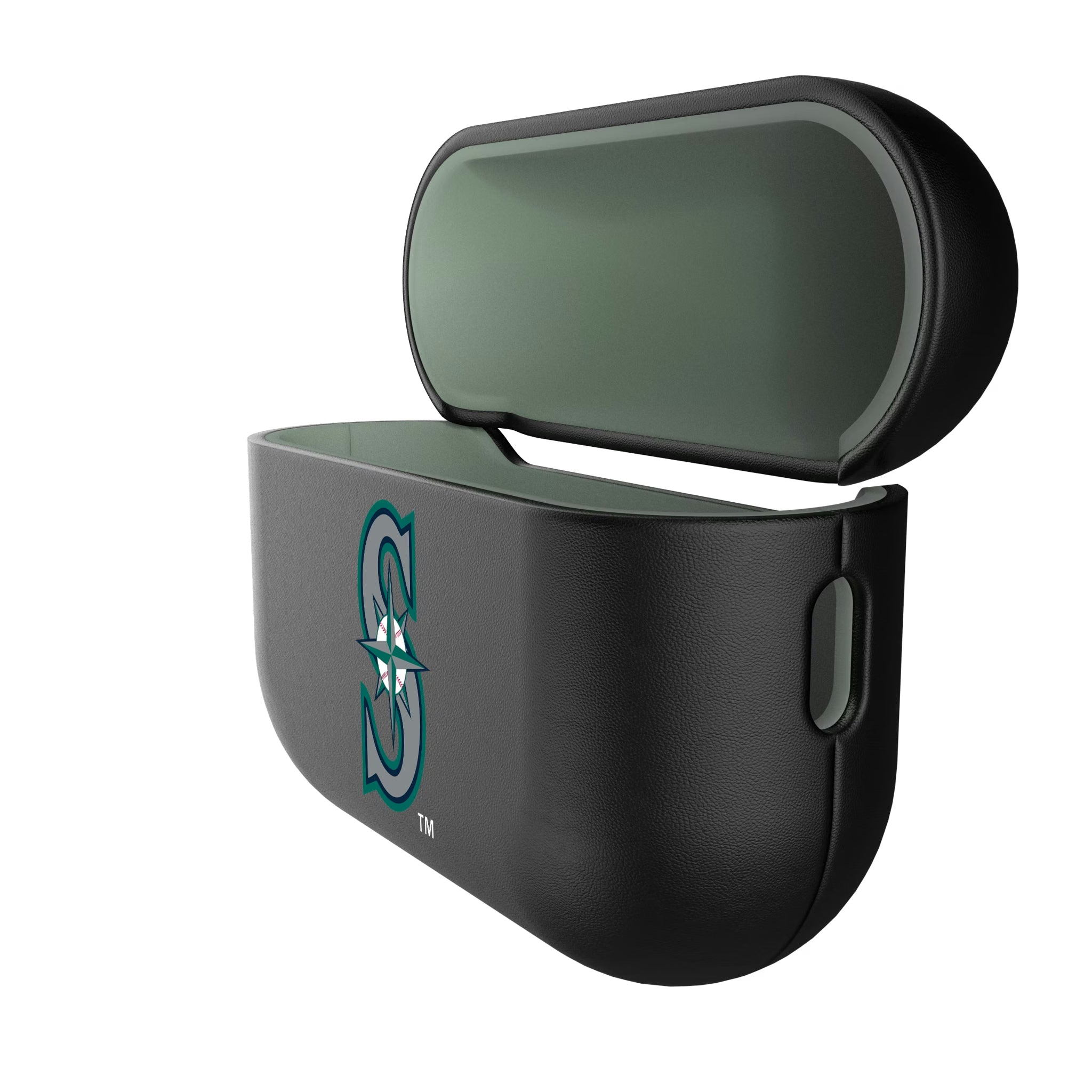 Seattle Mariners Personalized Insignia AirPods AirPod Case Cover - Isometric View#Device_AirPods Pro 3