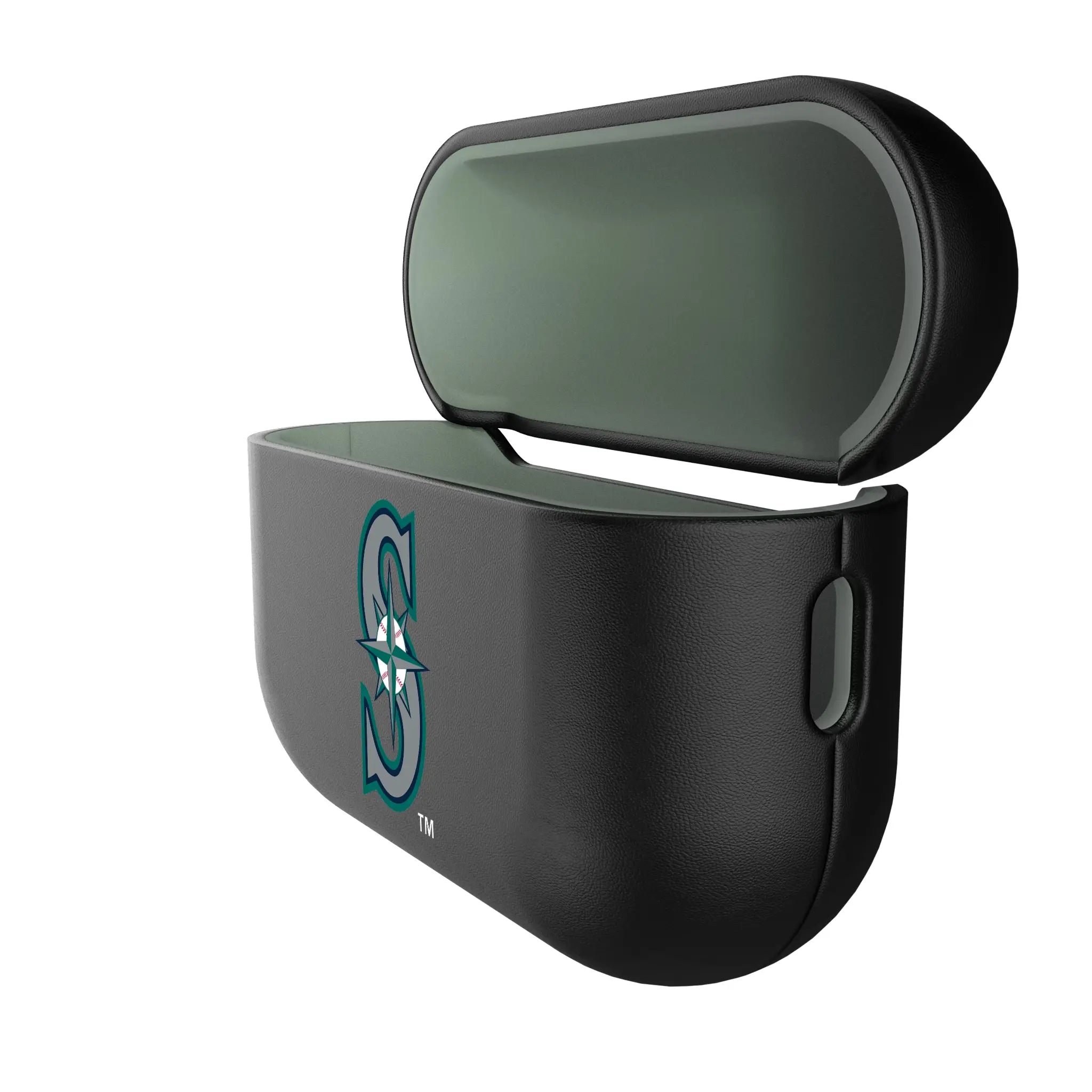 Seattle Mariners Personalized Insignia AirPods AirPod Case Cover - Isometric View#Device_AirPods Pro 3