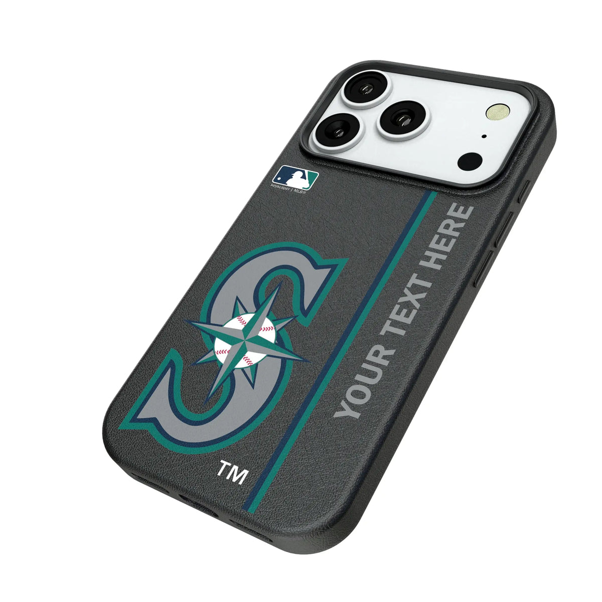 Seattle Mariners Personalized Sidebard iPhone MagSafe Compatible Phone Case for Apple iPhone - Isometric View#Device_iPhone 18 Pro
