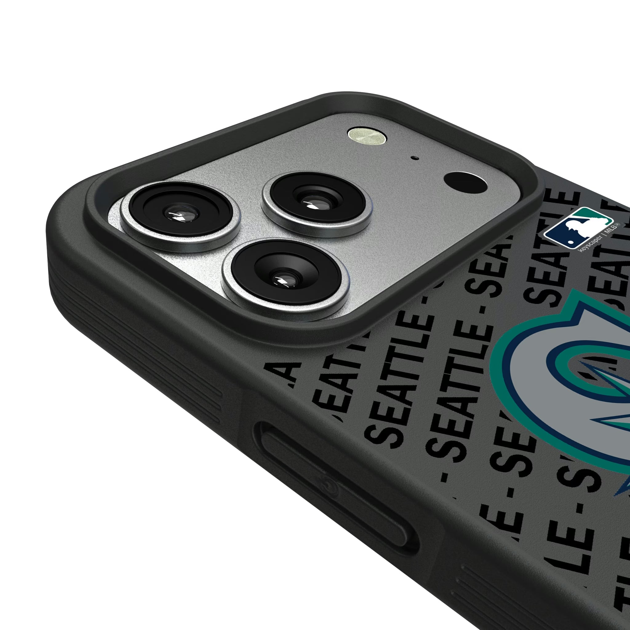 Seattle Mariners Personalized Tilt iPhone Bump Phone Case for Apple iPhone - Detail#Device_iPhone 17 Pro