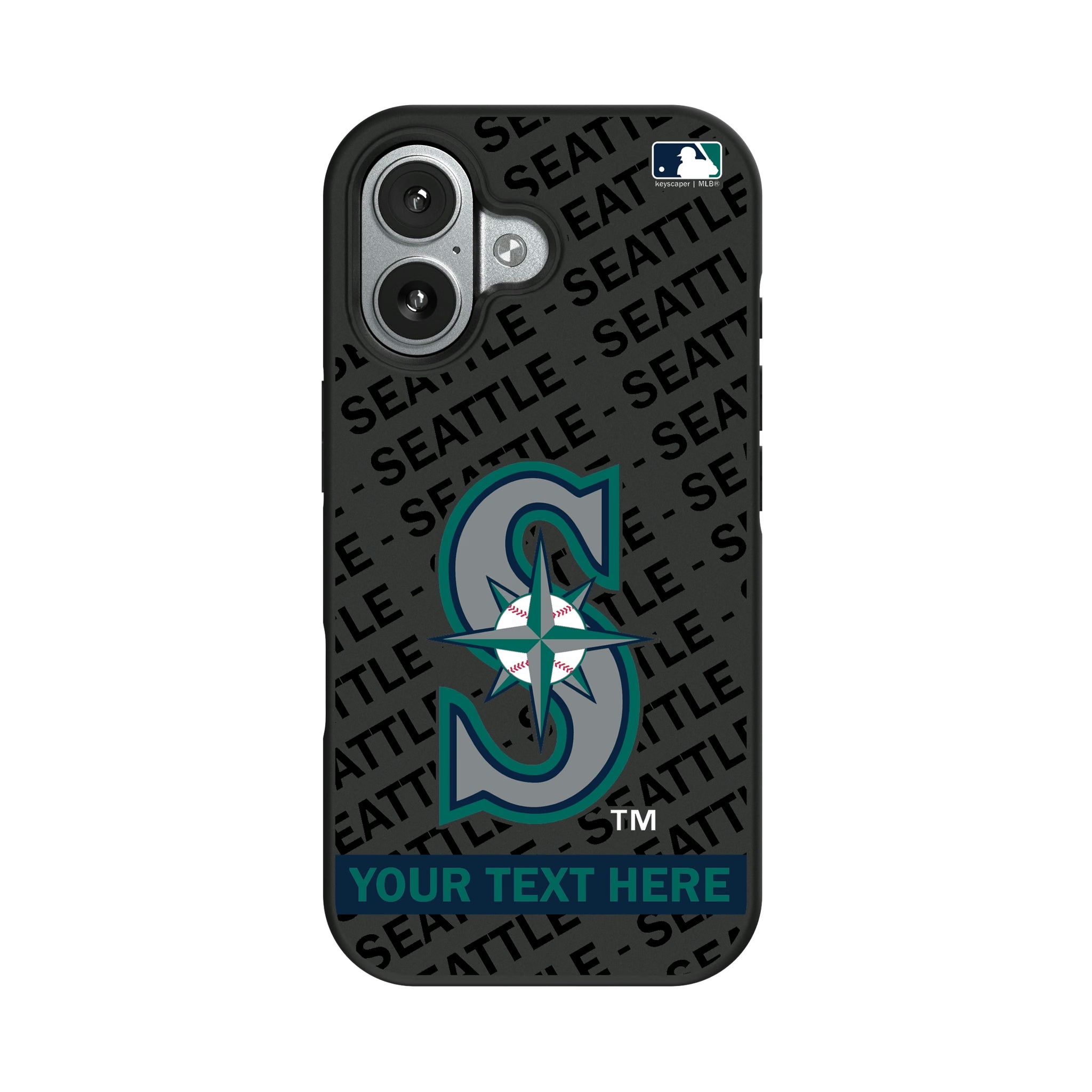 Seattle Mariners Personalized Tilt iPhone Bump Phone Case for Apple iPhone#Device_iPhone 17