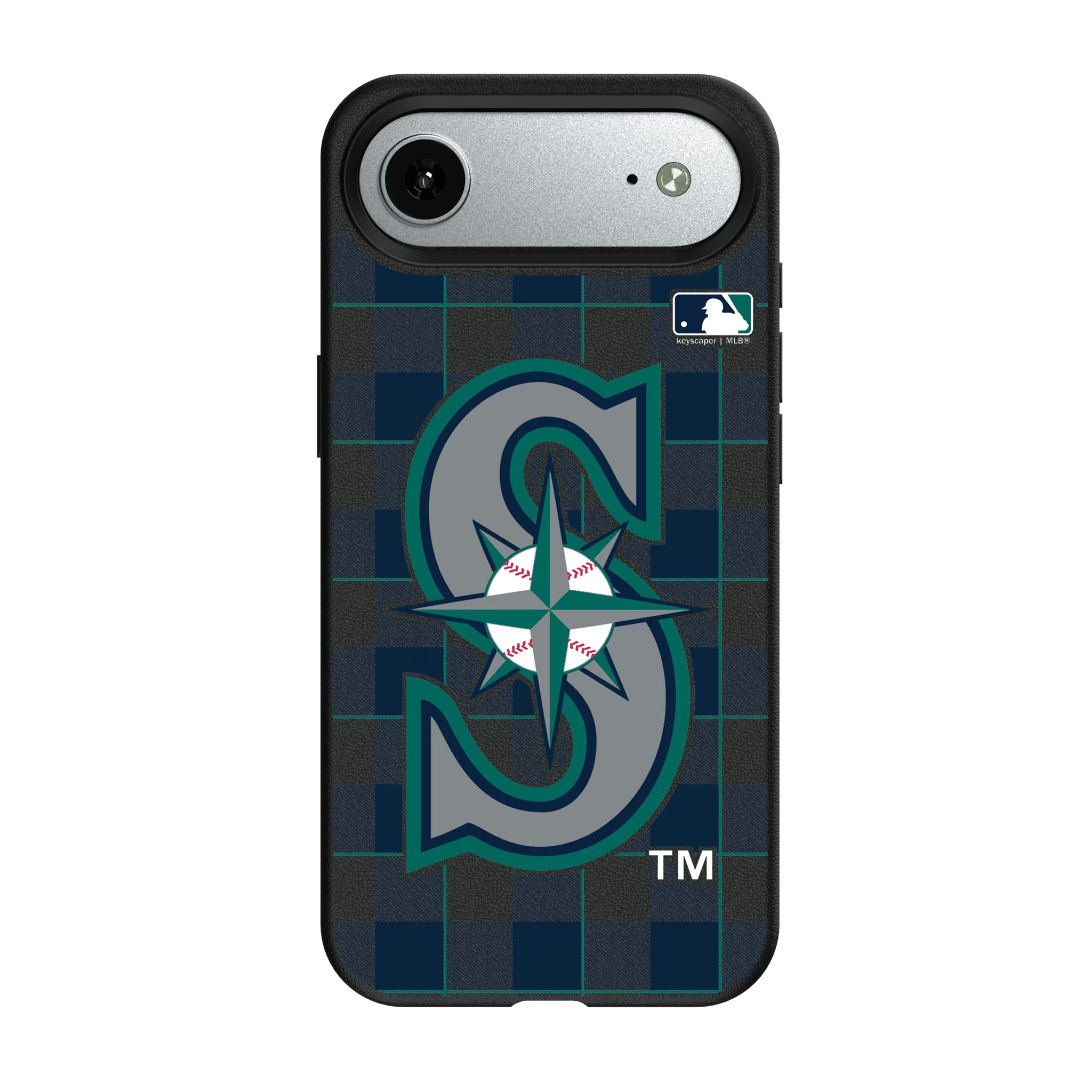 Seattle Mariners Plaid iPhone MagSafe Compatible Phone Case for Apple iPhone#Device_iPhone Air