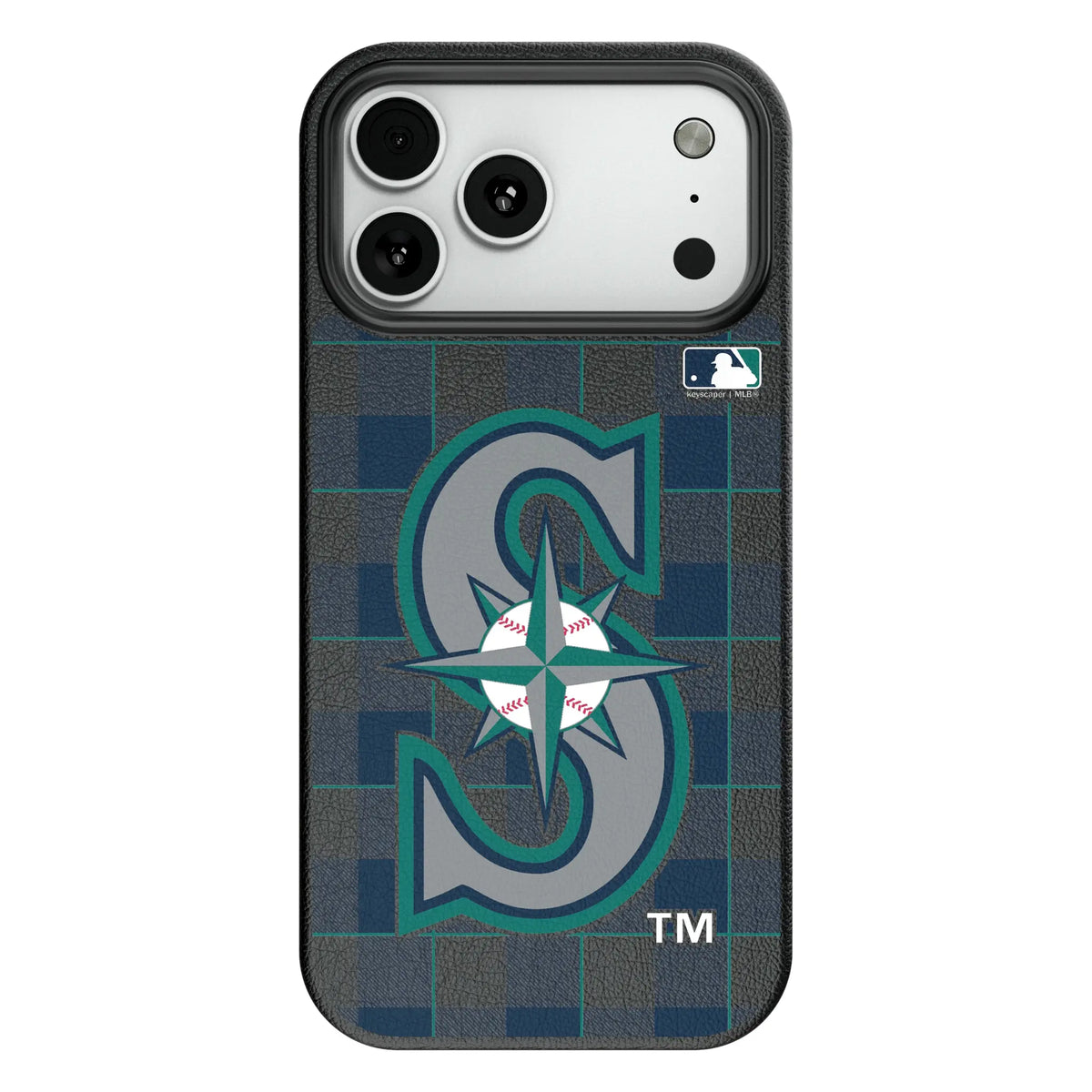 Seattle Mariners Plaid MagSafe Compatible Phone Case for Apple iPhone