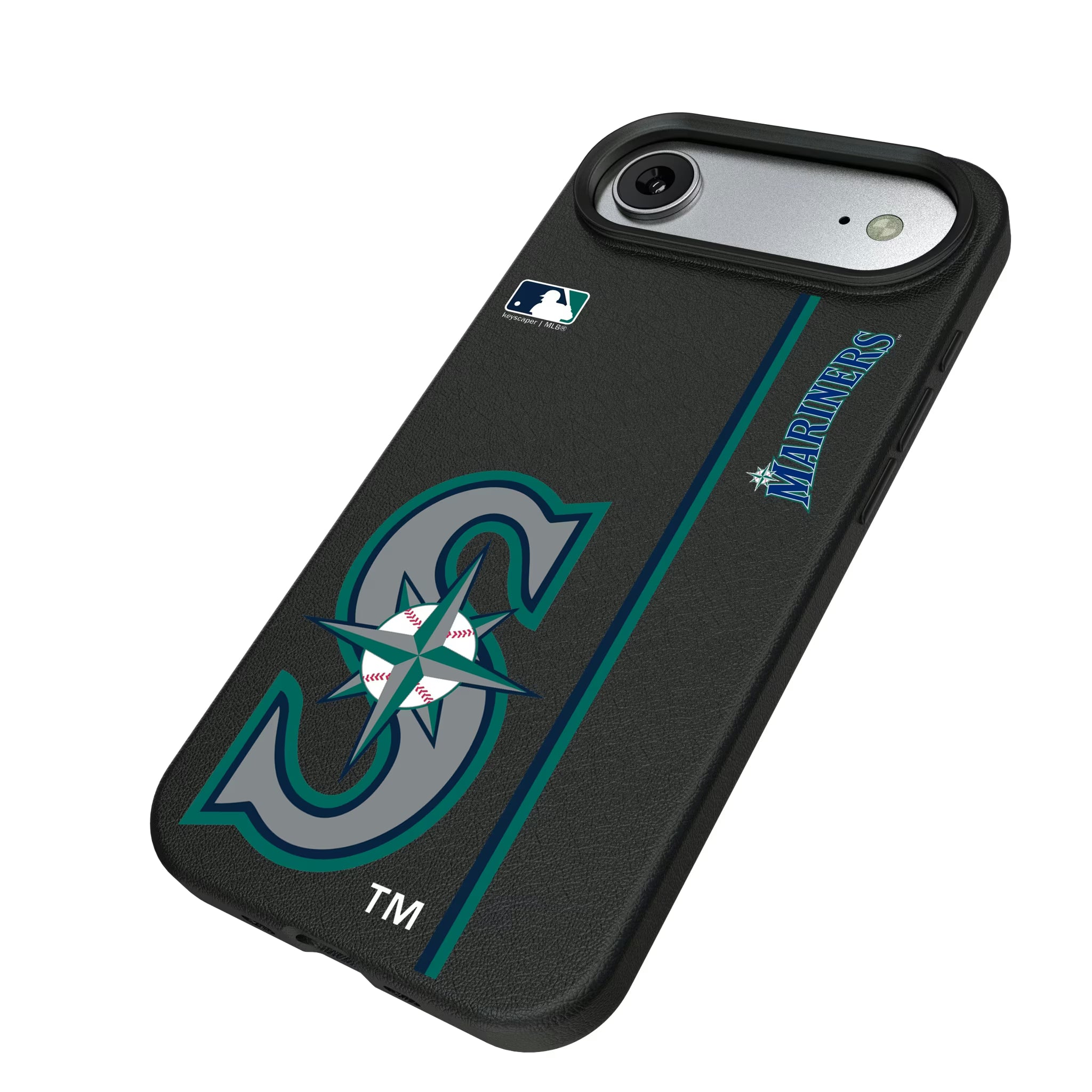 Seattle Mariners Sidebar iPhone MagSafe Compatible Phone Case for Apple iPhone - Isometric View#Device_iPhone Air