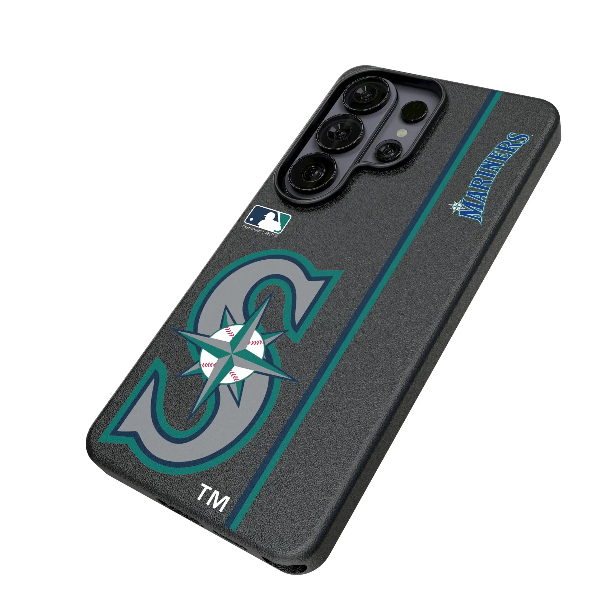 Seattle Mariners Sidebar Galaxy MagSafe Compatible Phone Case for Samsung Galaxy - Isometric View#Device_Galaxy S26 Ultra