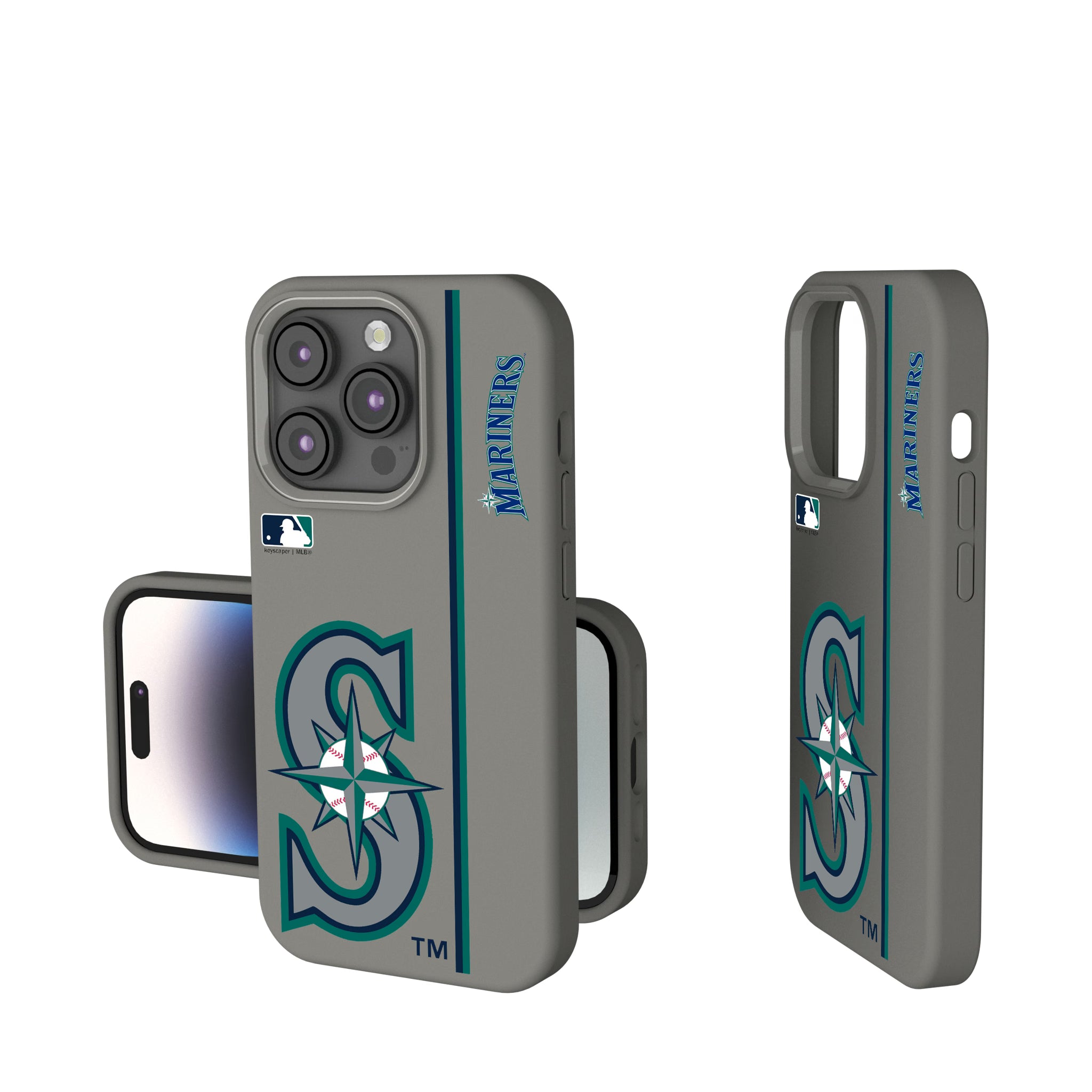 Seattle Mariners Sidebar iPhone Soft Touch Phone Case for Apple iPhone