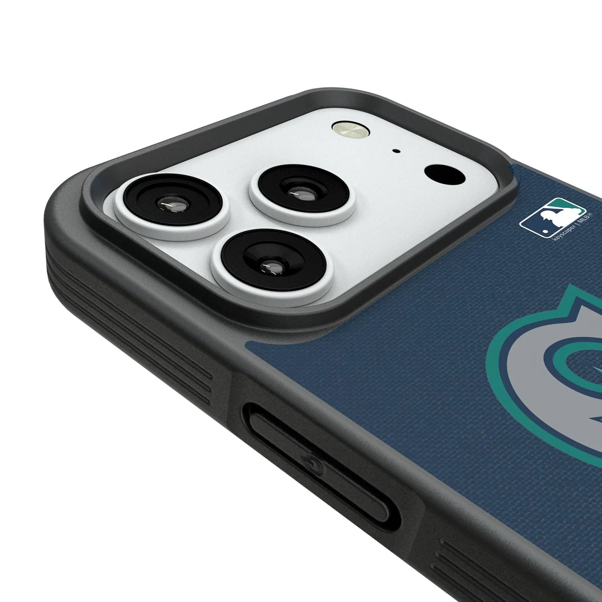 Seattle Mariners Solid iPhone Bump Phone Case for Apple iPhone - Detail#Device_iPhone 18 Pro