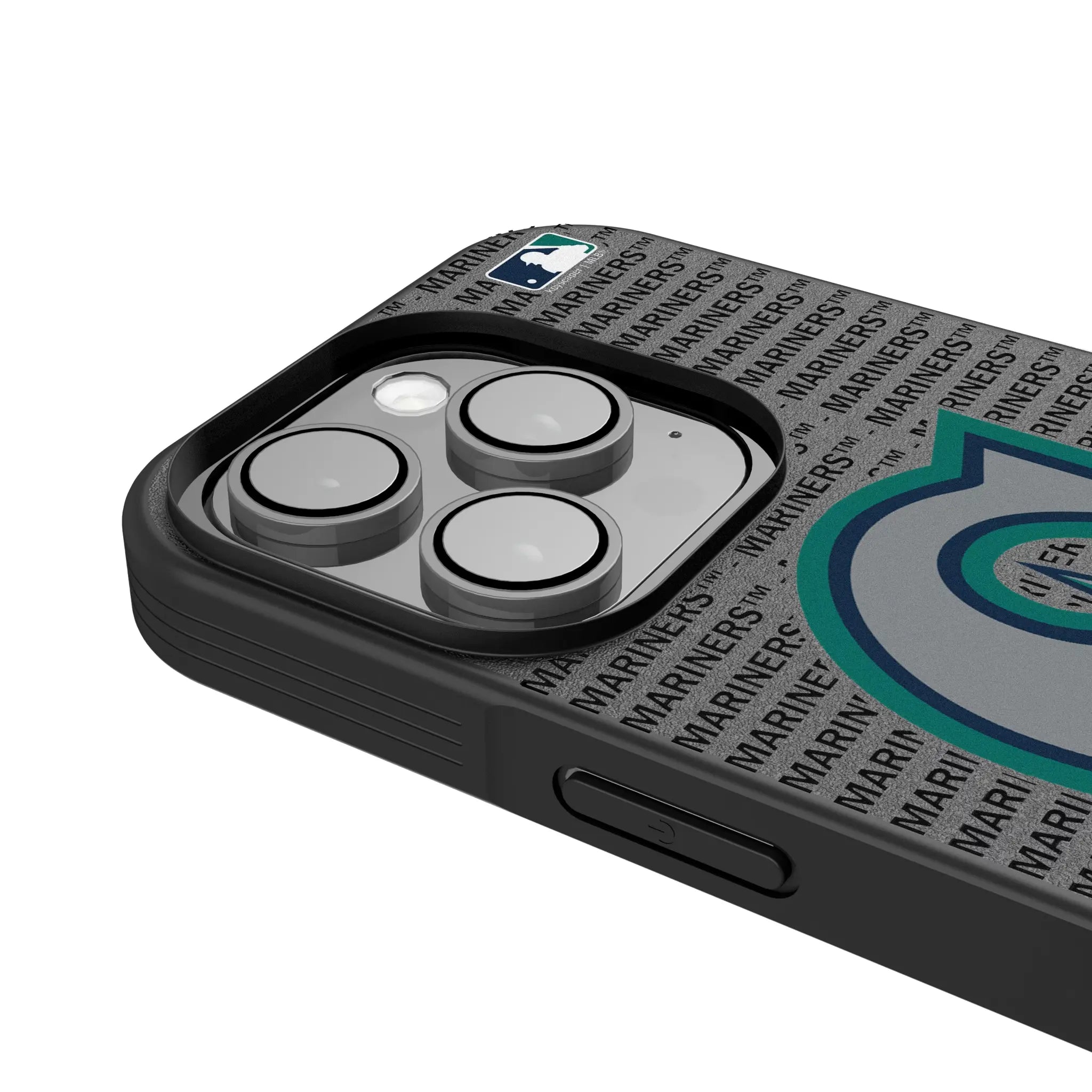 Seattle Mariners Text Backdrop iPhone Bump Phone Case for Apple iPhone - Detail