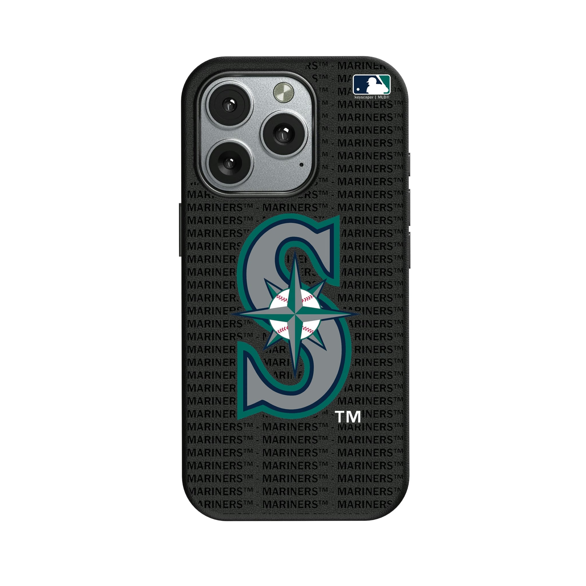 Seattle Mariners Text Backdrop iPhone MagSafe Compatible Phone Case for Apple iPhone