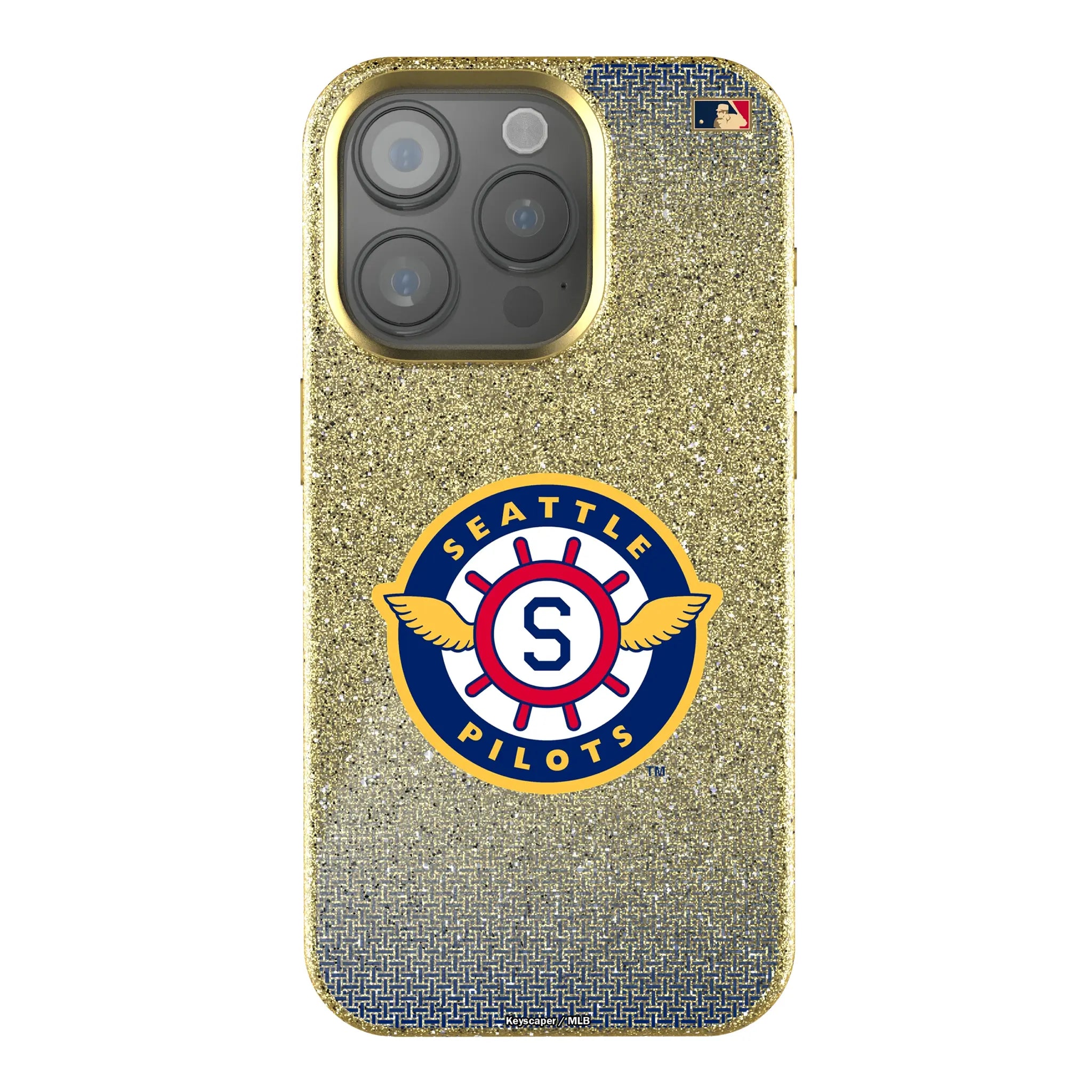 Seattle Pilots 1969 - Cooperstown Collection Linen iPhone Bling Phone Case for Apple iPhone