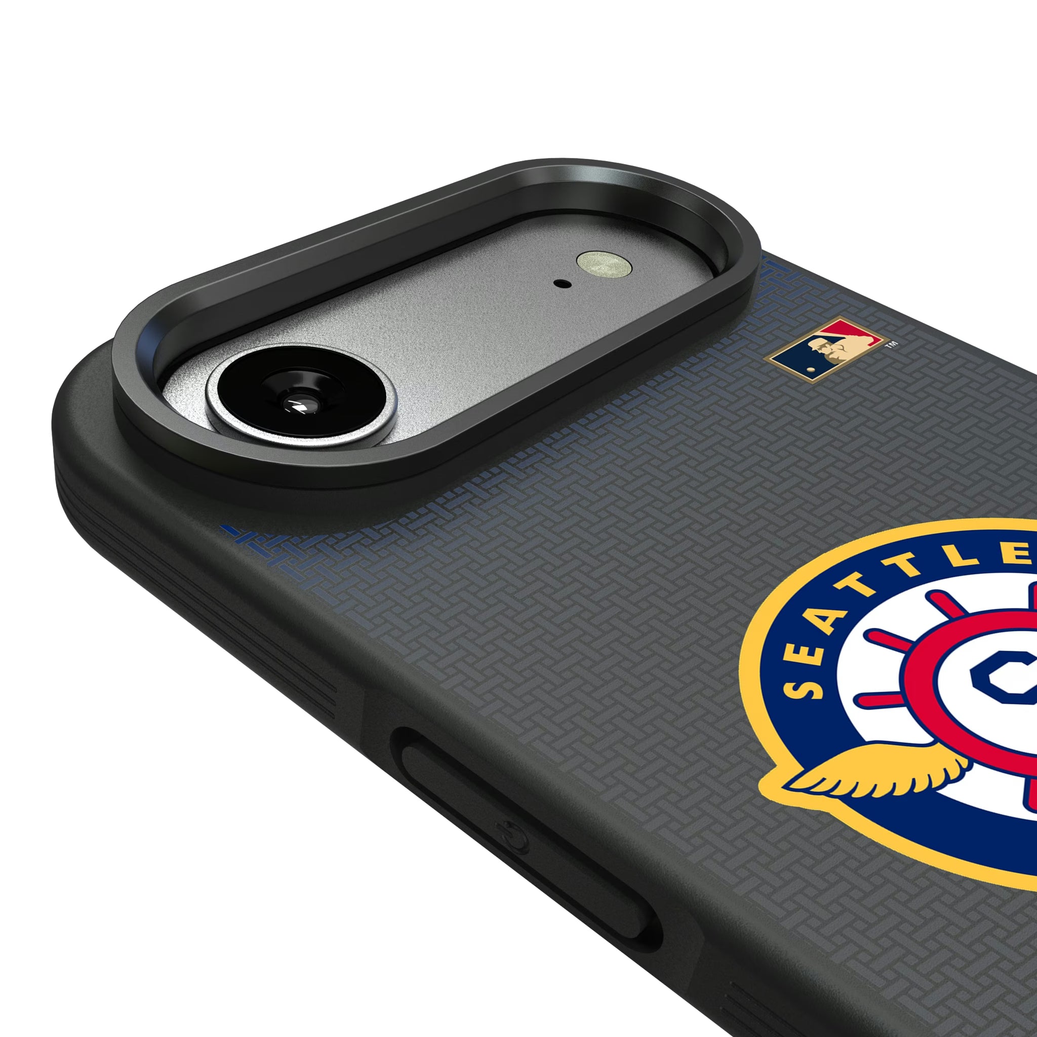 Seattle Pilots 1969 - Cooperstown Collection Linen iPhone Bump Phone Case for Apple iPhone - Detail#Device_iPhone Air