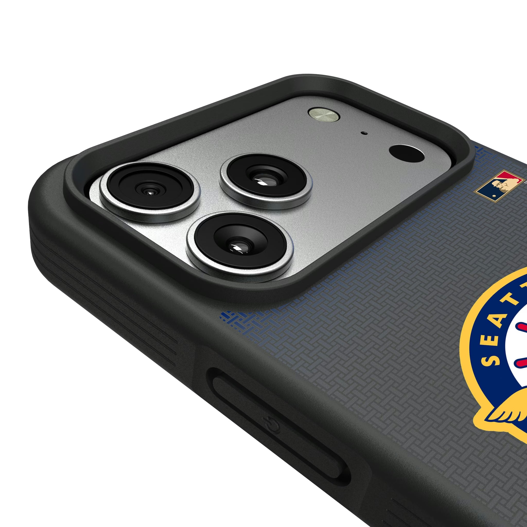 Seattle Pilots 1969 - Cooperstown Collection Linen iPhone Bump Phone Case for Apple iPhone - Detail#Device_iPhone 17 Pro Max