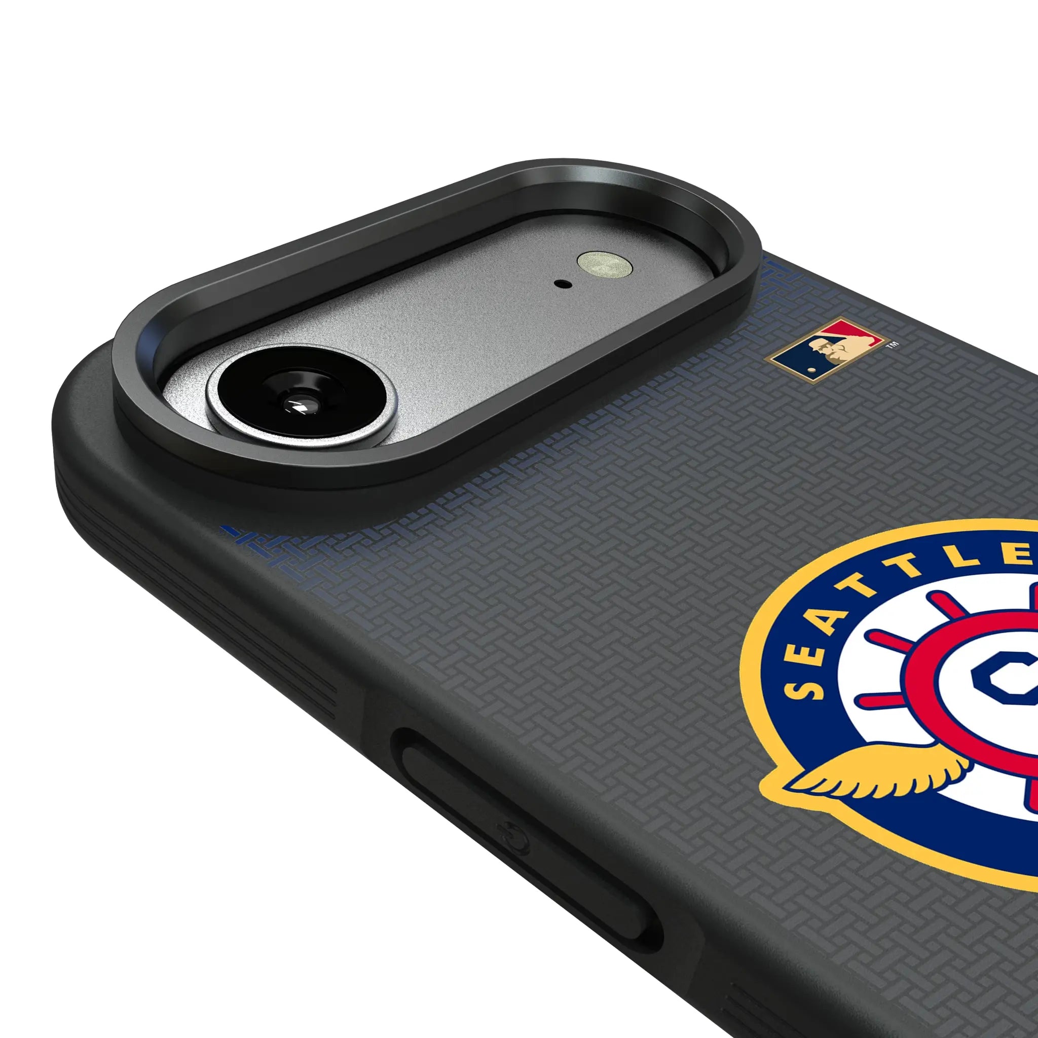Seattle Pilots 1969 - Cooperstown Collection Linen iPhone Bump Phone Case for Apple iPhone - Detail#Device_iPhone Air