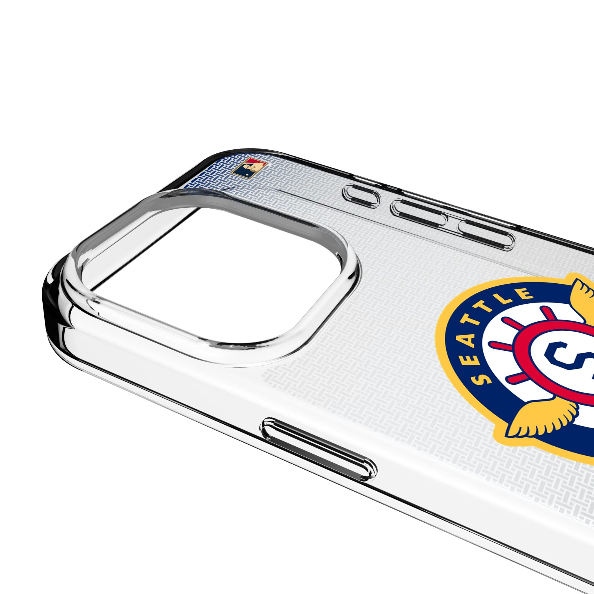 Seattle Pilots 1969 - Cooperstown Collection Linen iPhone Clear Phone Case for Apple iPhone - Detail