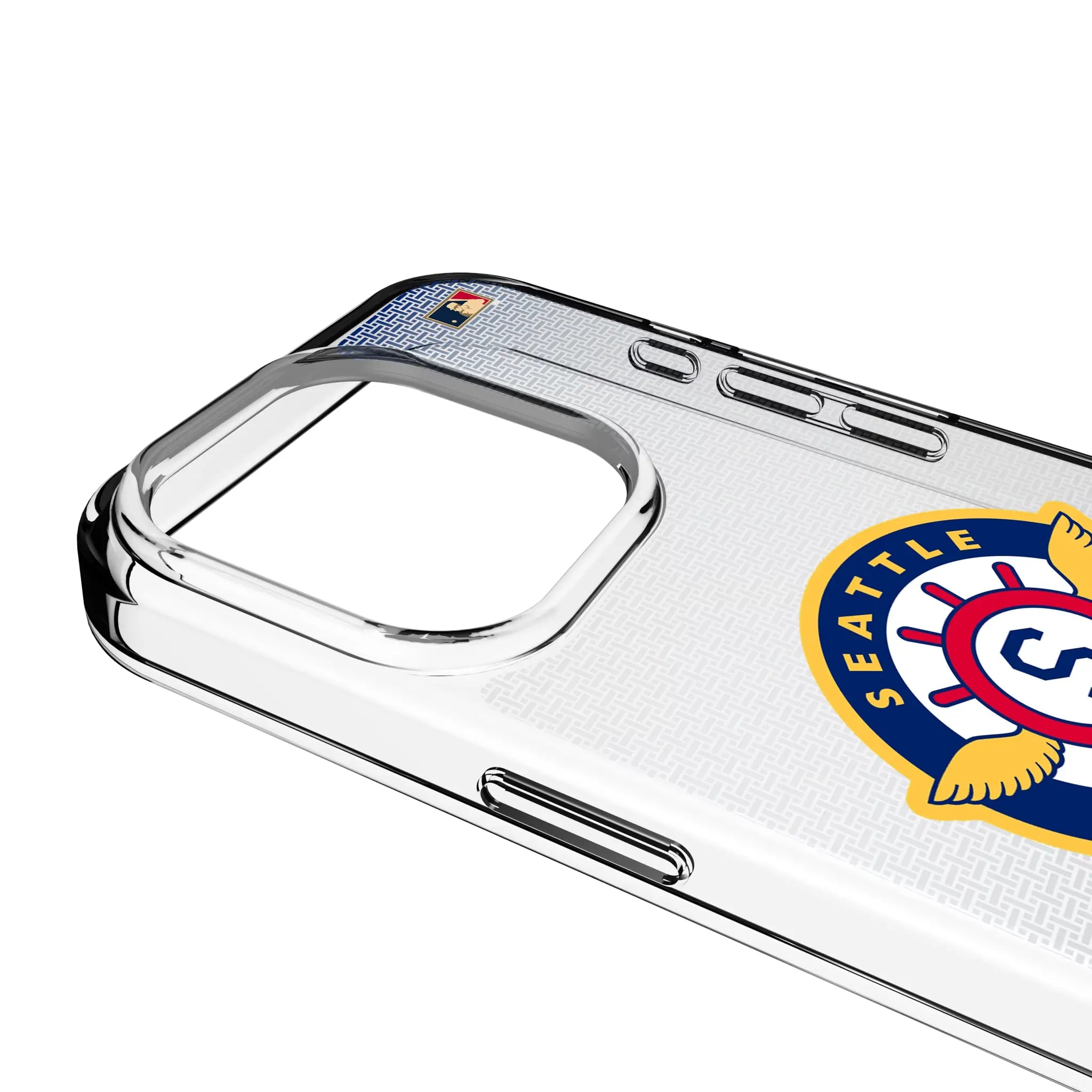 Seattle Pilots 1969 - Cooperstown Collection Linen iPhone Clear Phone Case for Apple iPhone - Detail