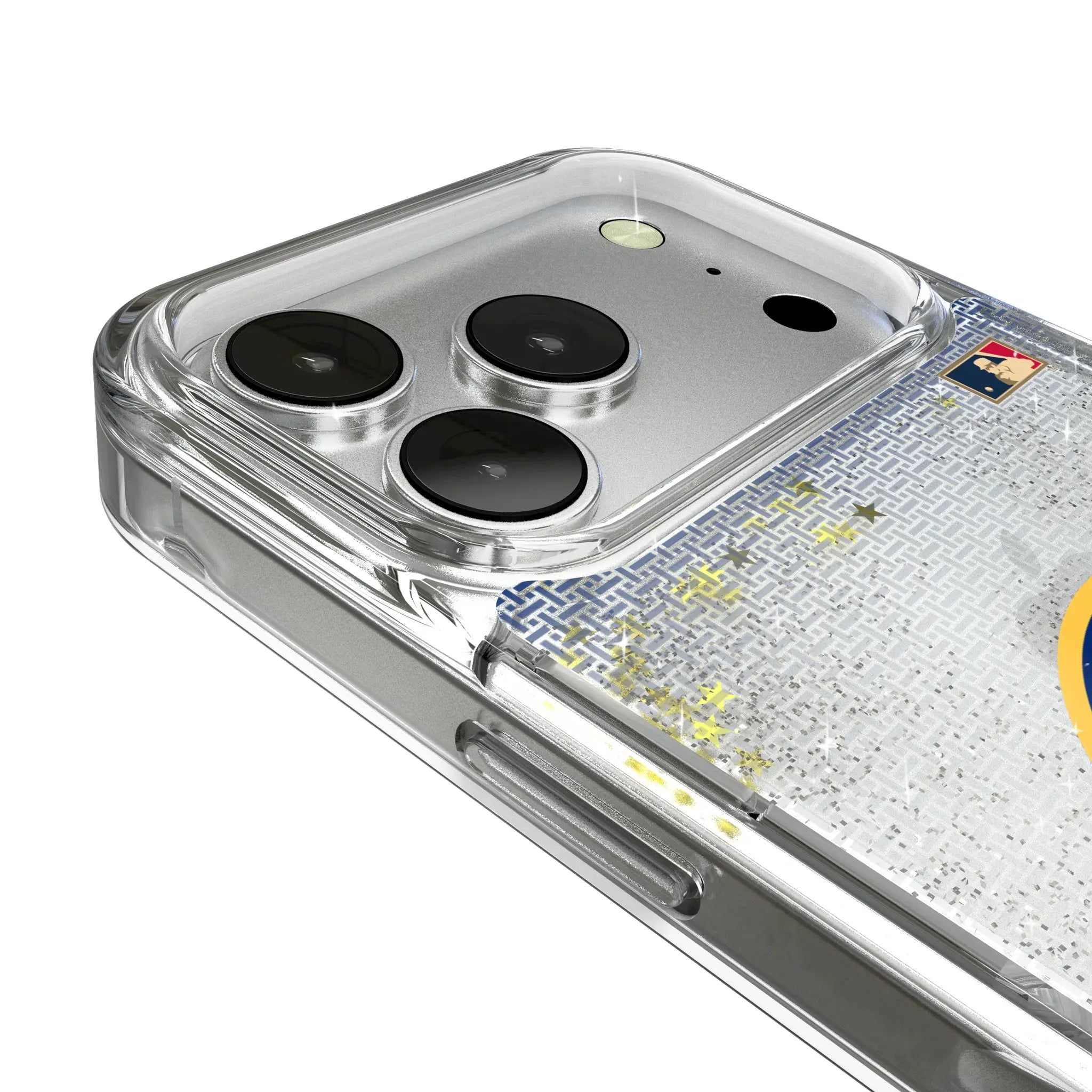 Seattle Pilots 1969 - Cooperstown Collection Linen iPhone Glitter Phone Case for Apple iPhone - Detail