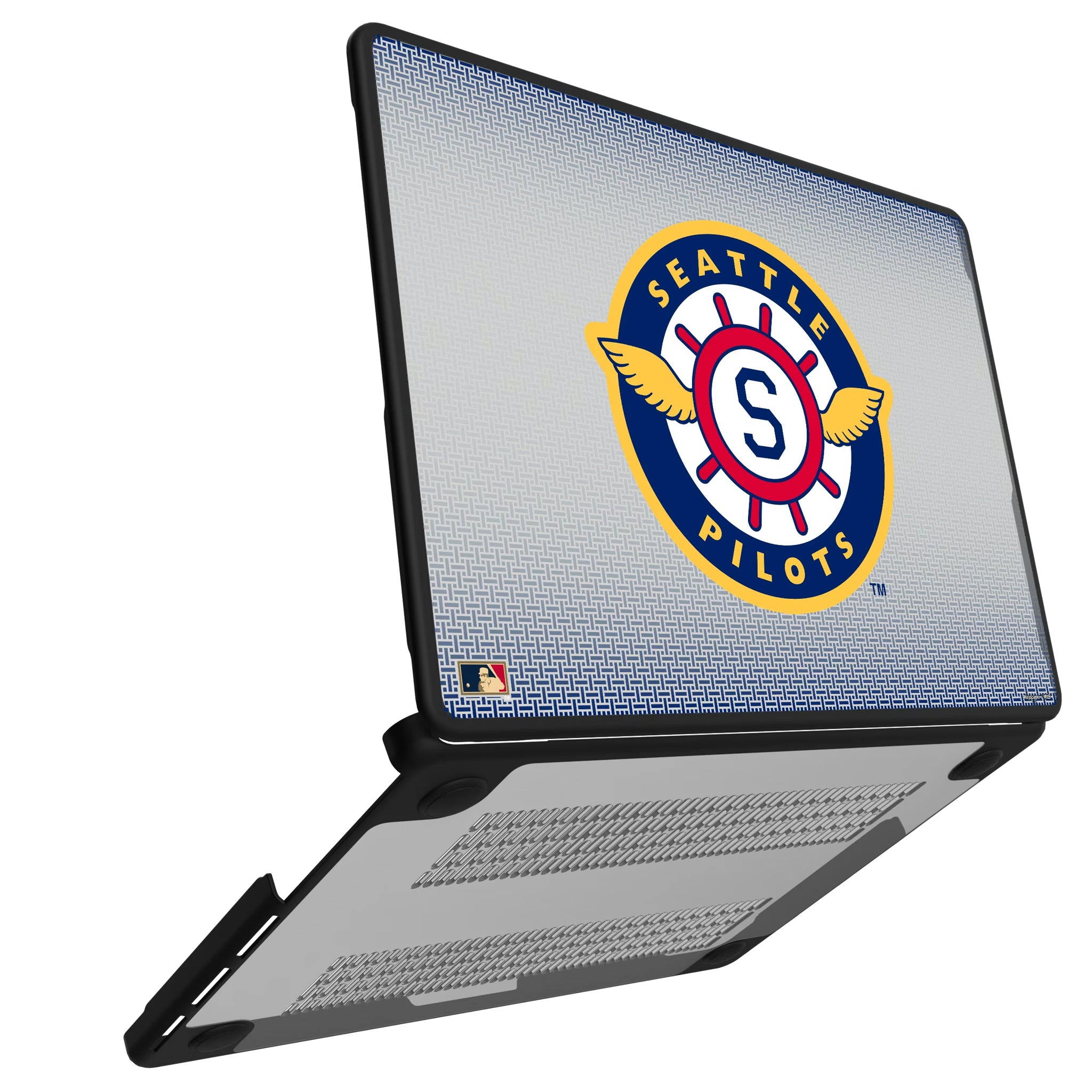 Seattle Pilots 1969 - Cooperstown Collection Linen MacBook Laptop Case for Apple MacBook#Device_MacBook Pro (14-inch, 2021) / MacBook Pro (14-inch, 2023) / MacBook Pro (14-inch, 2024)
