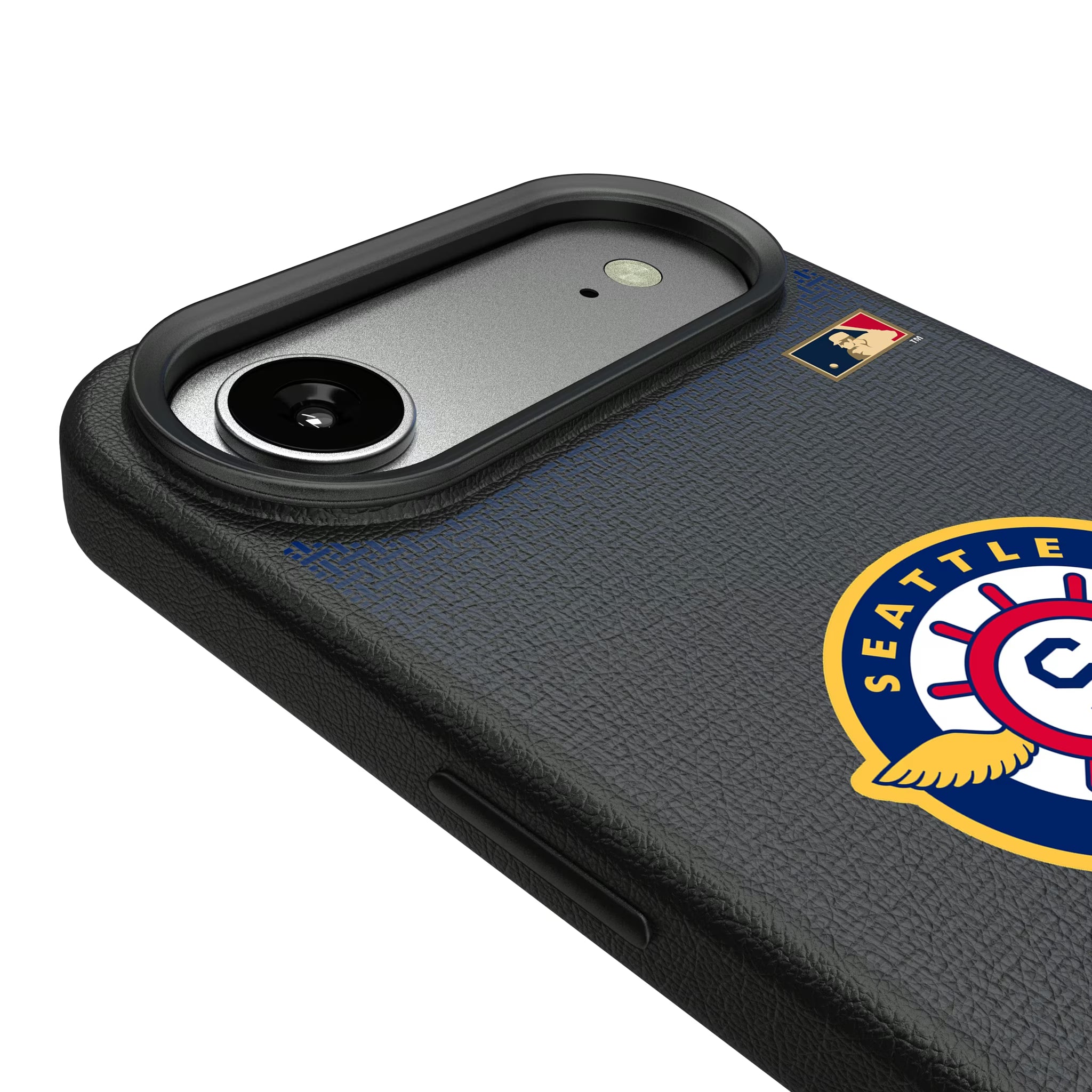 Seattle Pilots 1969 - Cooperstown Collection Linen iPhone MagSafe Compatible Phone Case for Apple iPhone - Detail#Device_iPhone Air